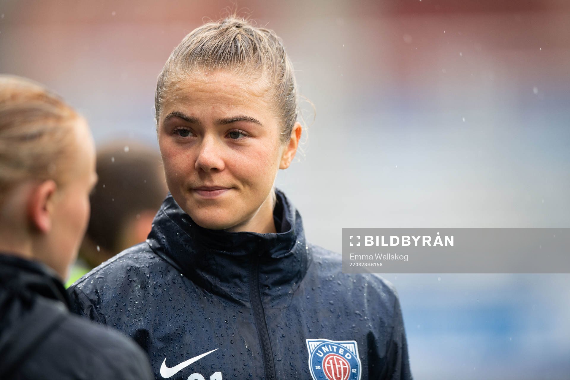 Eskilstuna Uniteds Joanna Aalstad Bækkelund inför fotbollsmatchen i Damallsvenskan mellan Eskilstuna United och Djurgården den 28 augusti 2022 i Eskilstuna. 