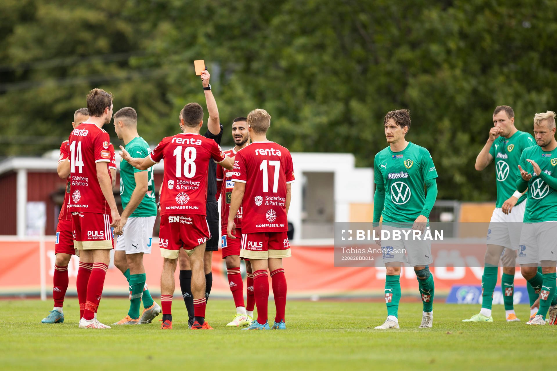 Yoann Fellrath för rött kort