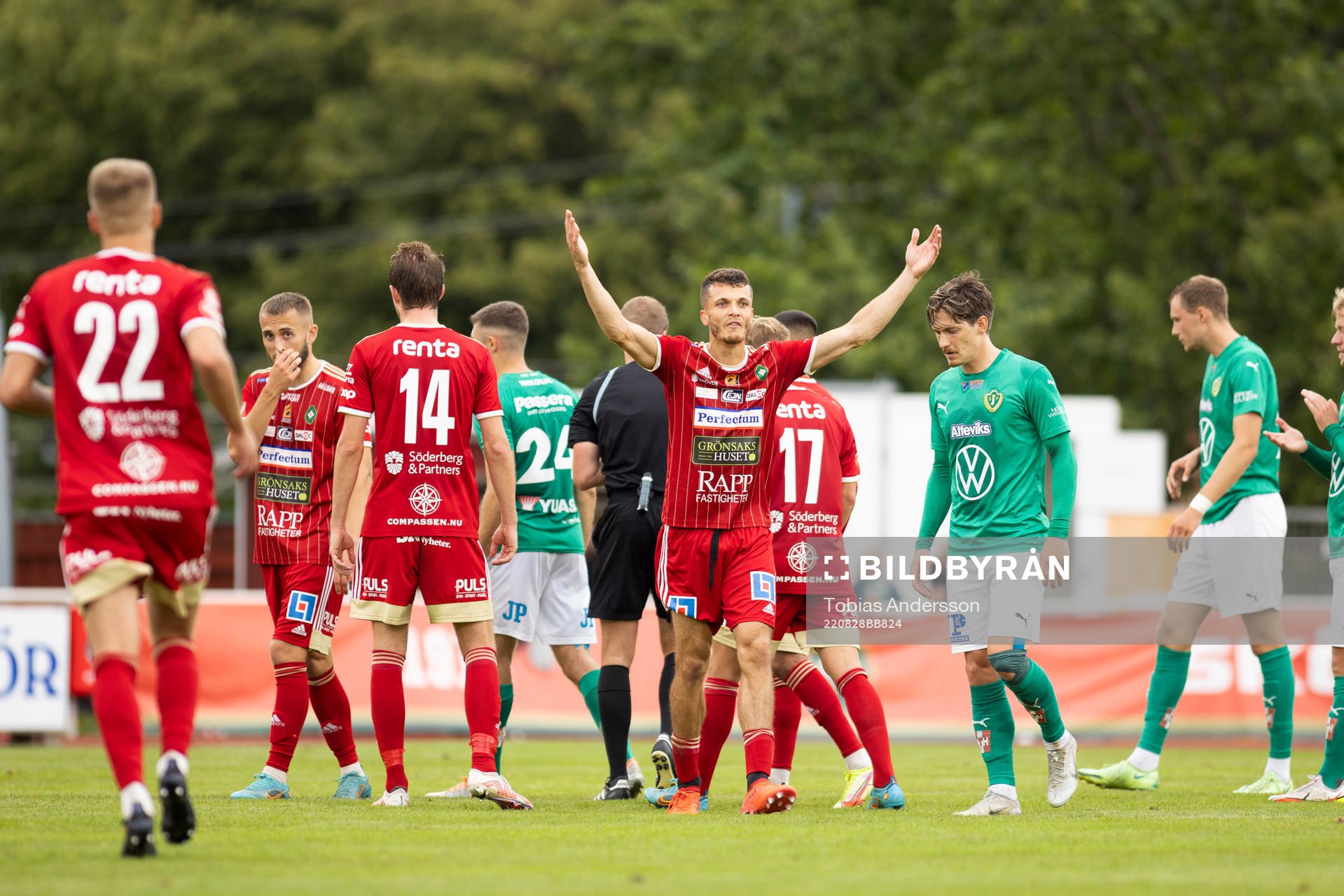 Yoann Fellrath för rött kort