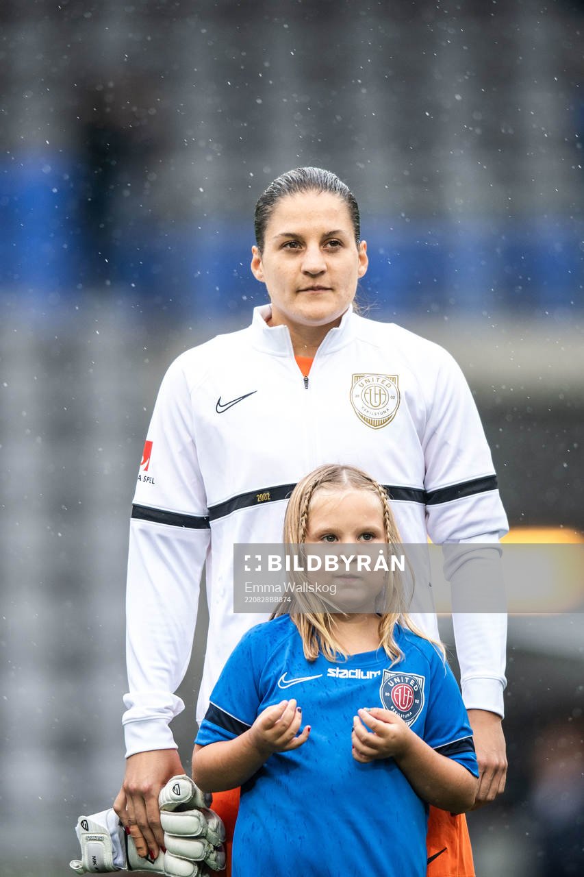 Eskilstuna Uniteds målvakt Milica Kostic