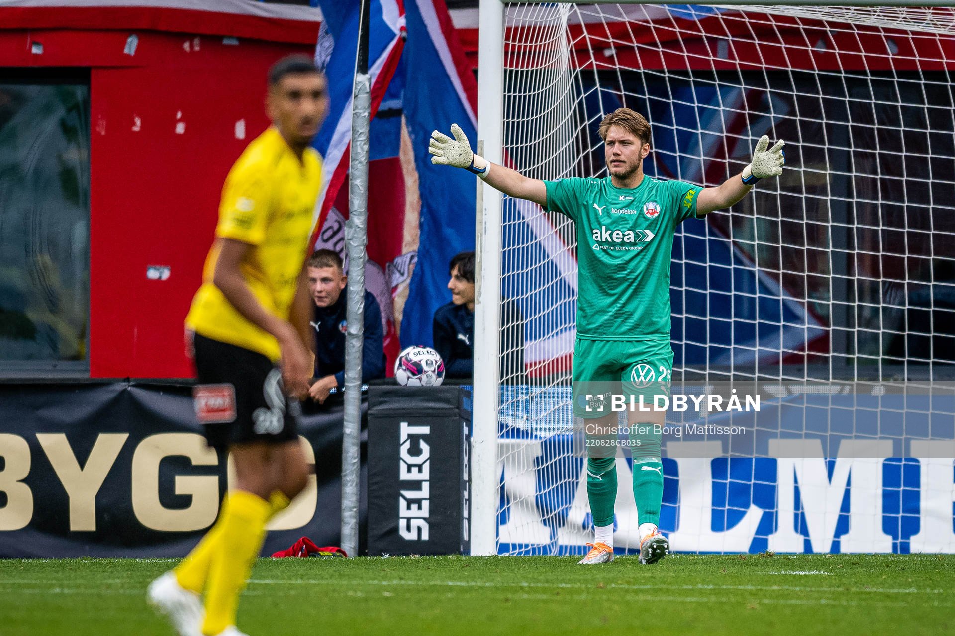 Helsingborgs målvakt Kalle Joelsson