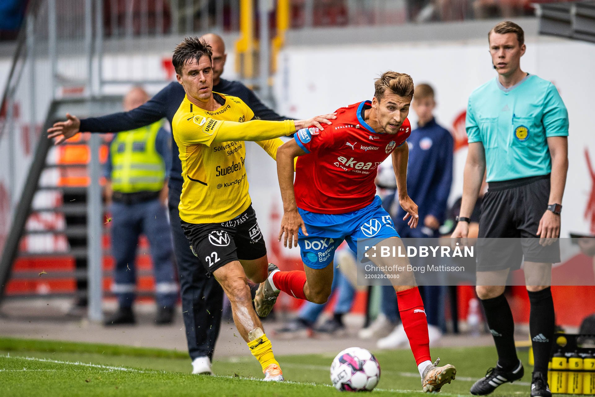 Mjällbys Jesper Gustavsson och Helsingborgs Rasmus