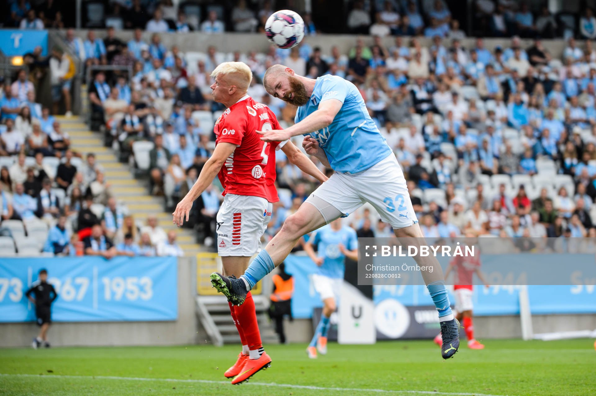Kalmars Axel Lindahl och Malmö FFs Jo Inge Berget