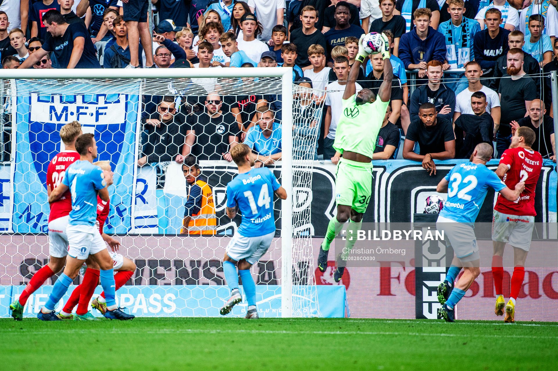 Malmö FFs målvakt Ismael Diawara