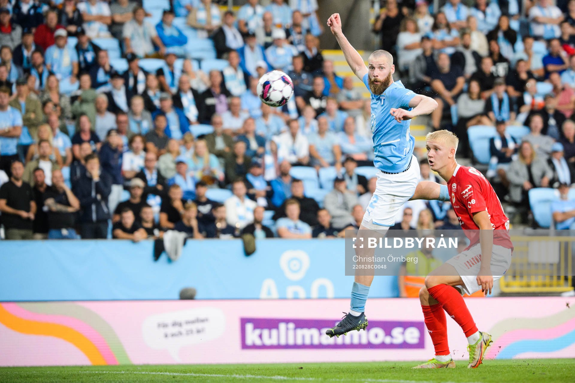 Malmö FFs Jo Inge Berget och Kalmars Carl Gustafsson