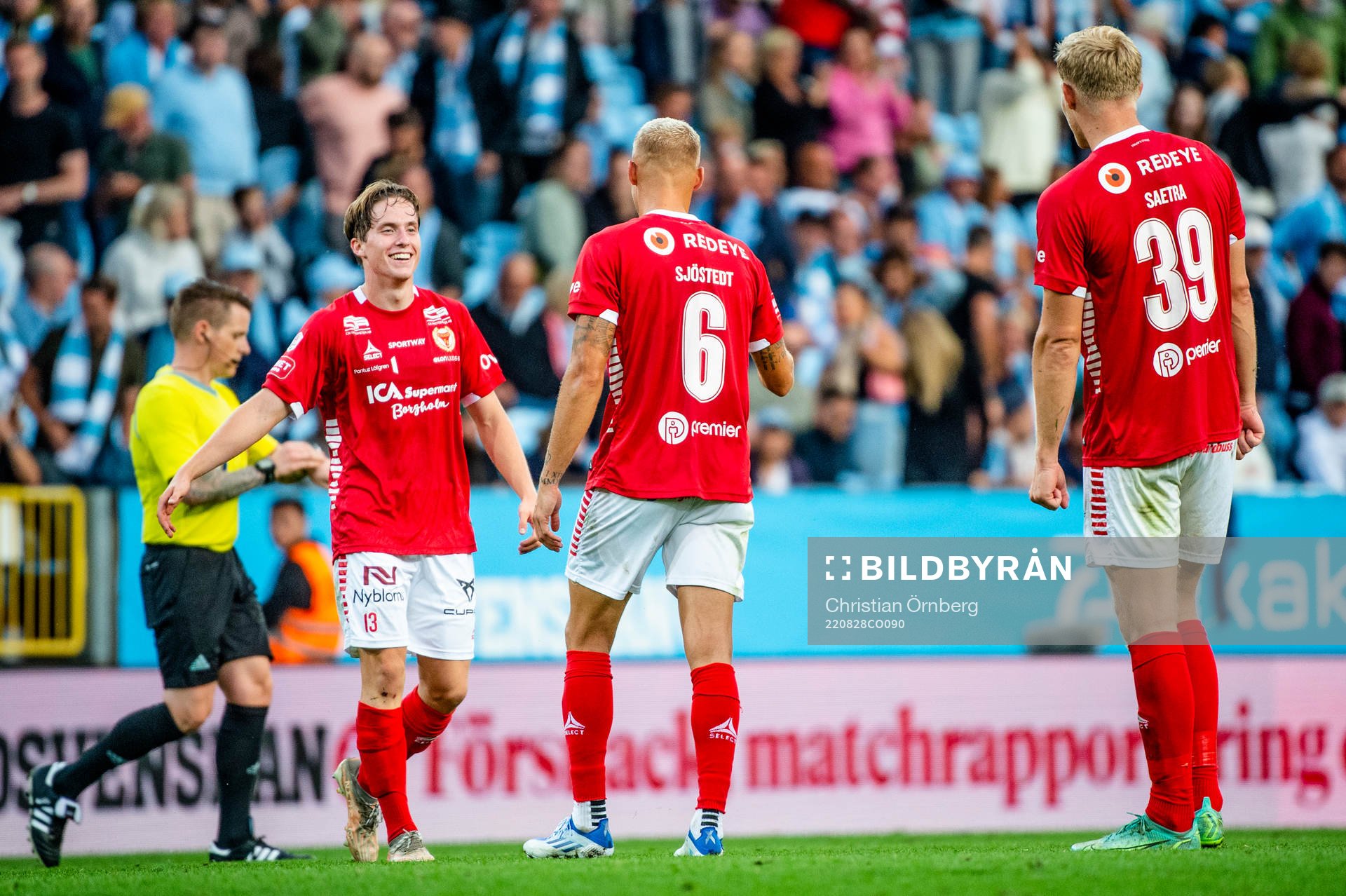 Kalmars Johan Karlsson, Rasmus Sjöstedt och Lars Sætra