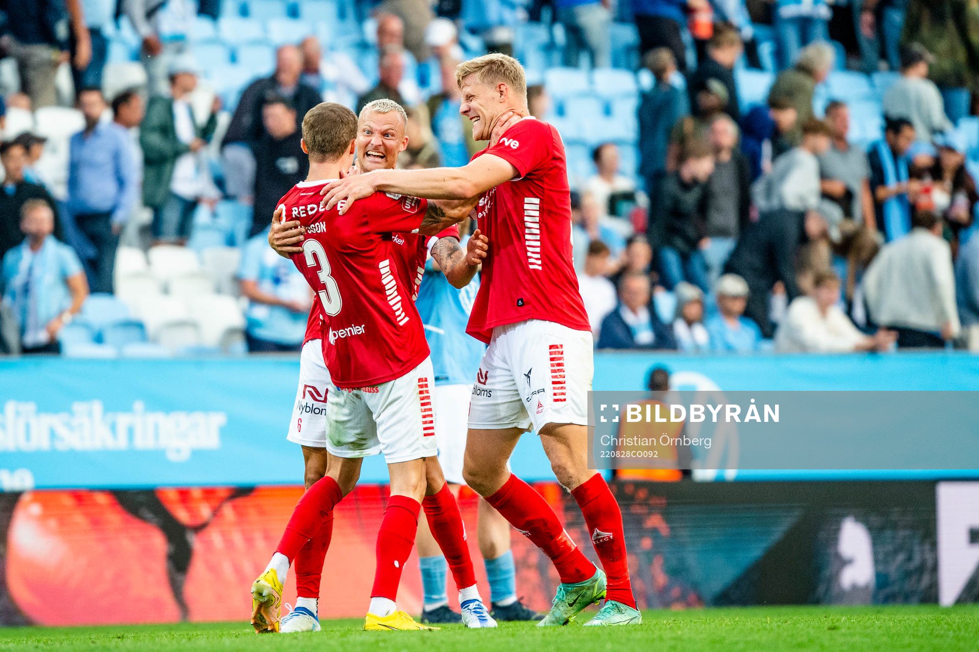 Kalmars Davíd Kristján Ólafsson, Rasmus Sjöstedt  och