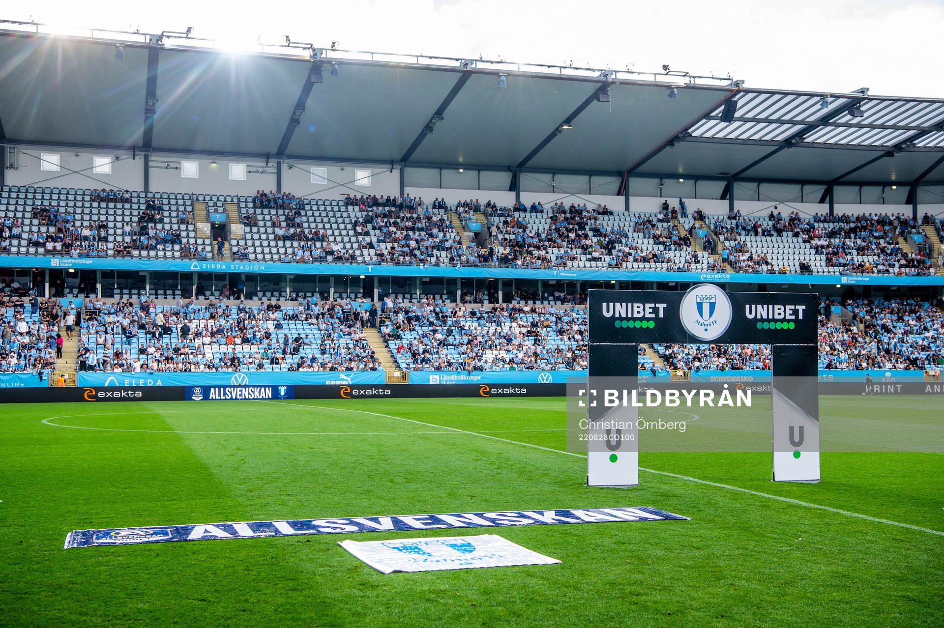 Eleda stadion innan fotbollsmatchen i Allsvenskan mellan