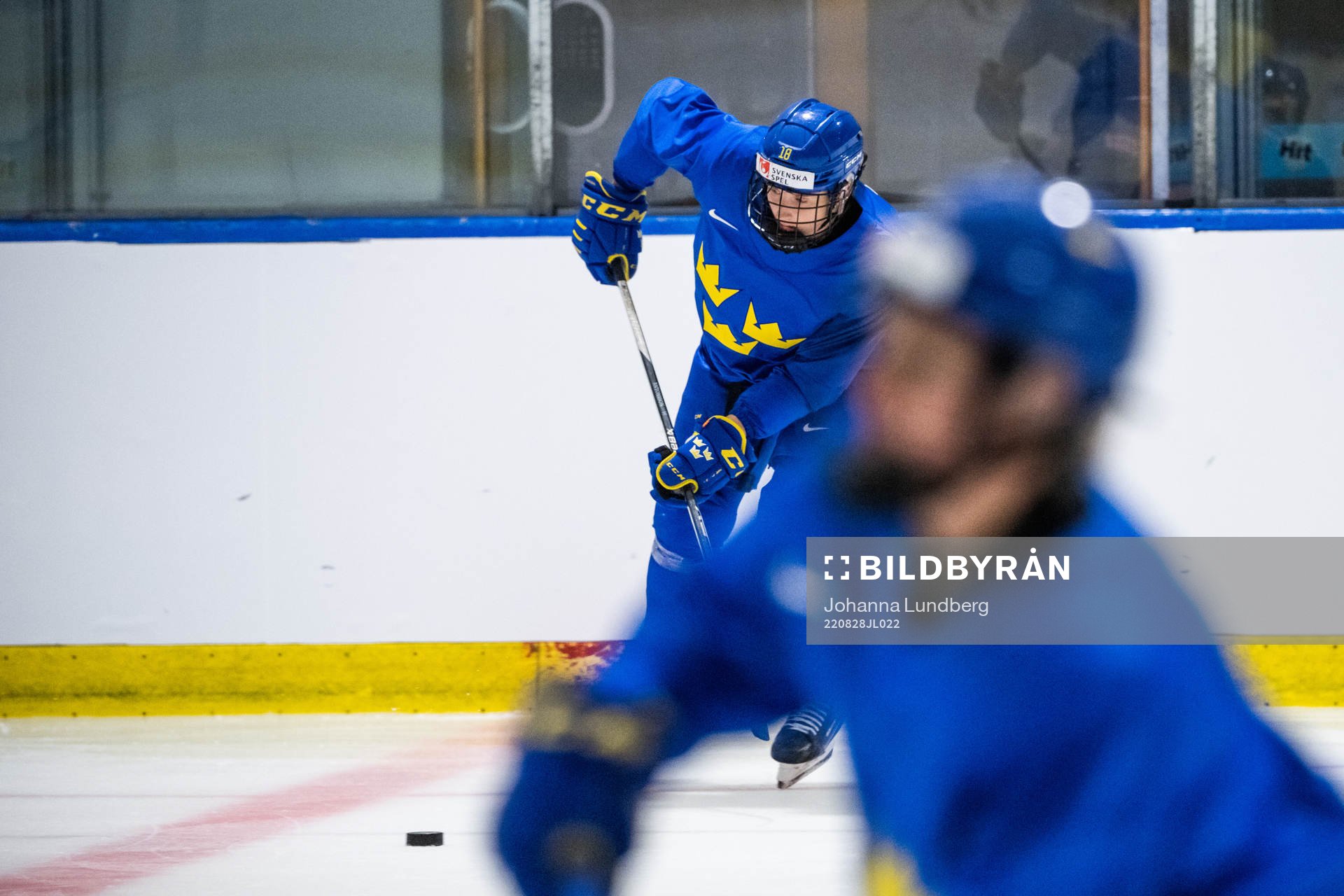Jenny Antonsson of Sweden at a practice session