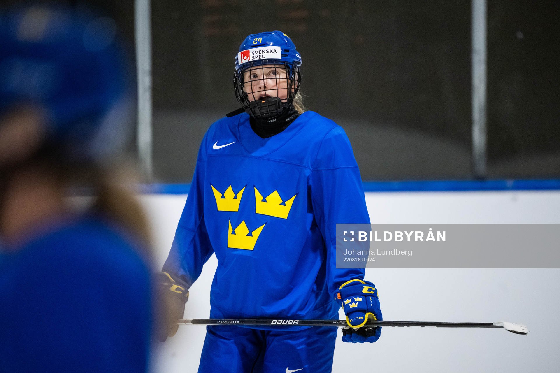 Felizia Wikner-Zienkiewicz of Sweden at a practice session