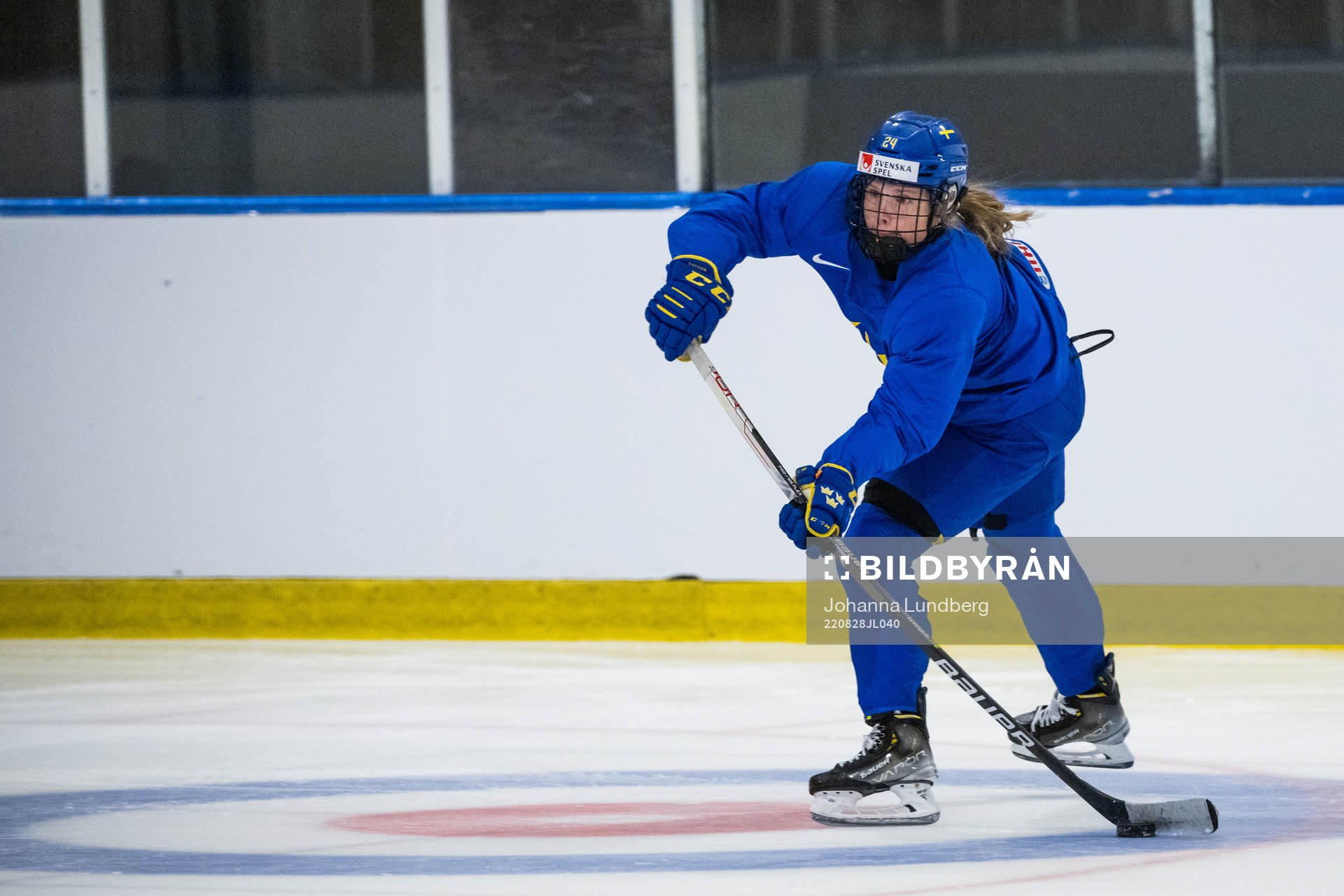 Felizia Wikner-Zienkiewicz of Sweden at a practice session