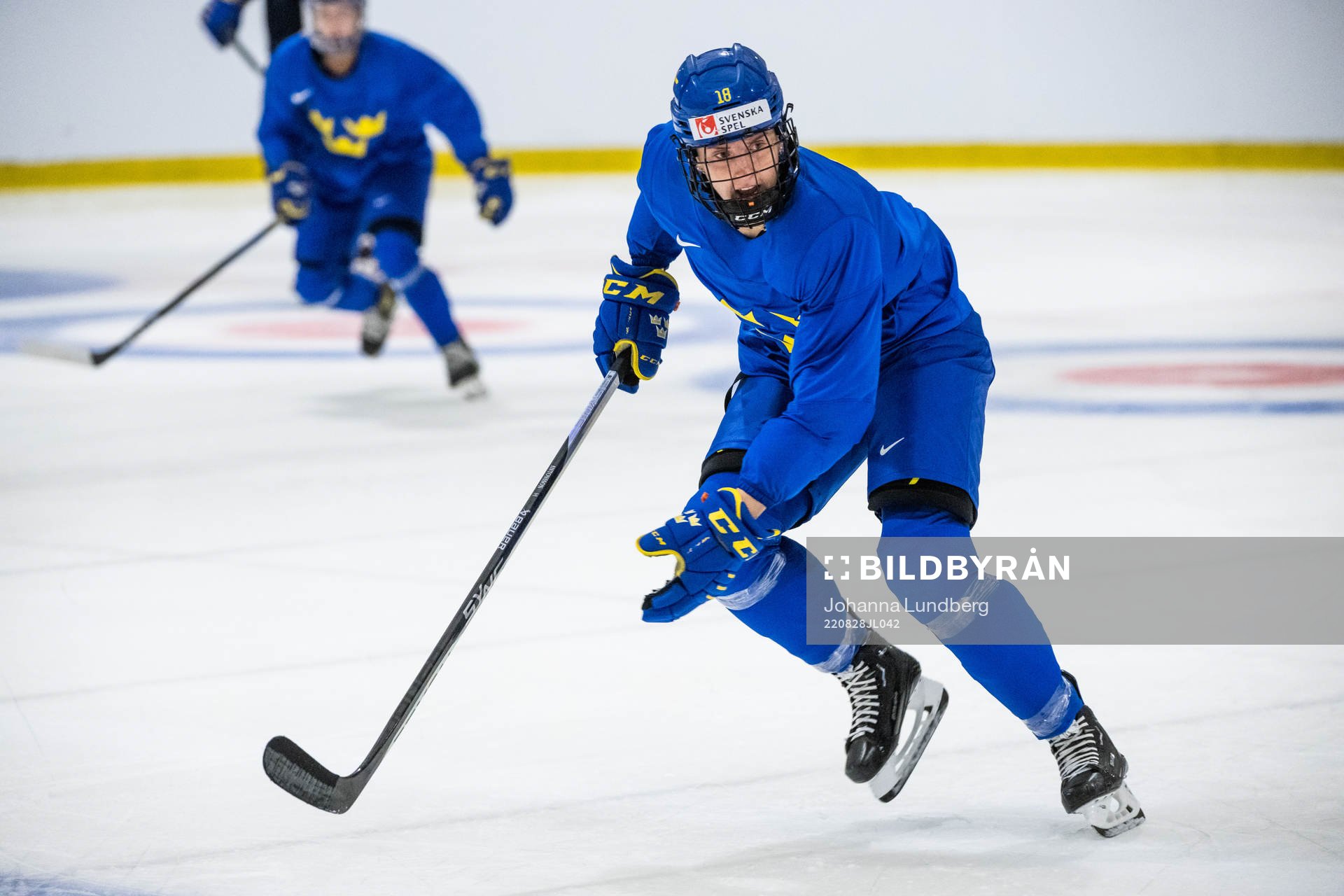 Jenny Antonsson of Sweden at a practice session