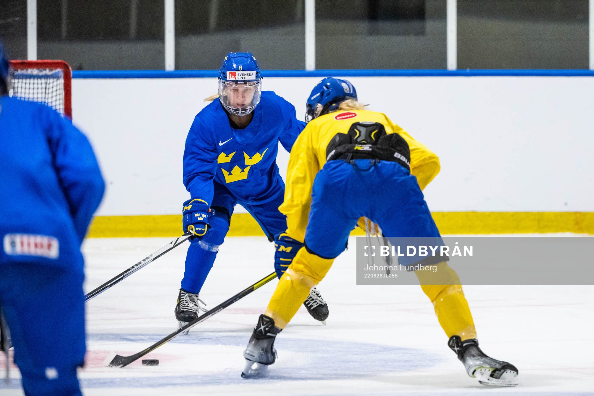 Ebba Berglund of Sweden at a practice session