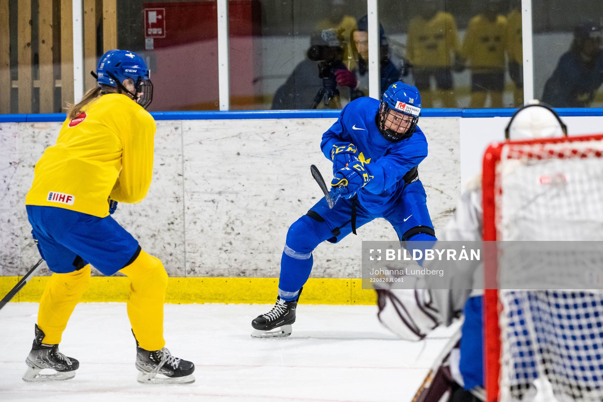 Jenny Antonsson of Sweden at a practice session