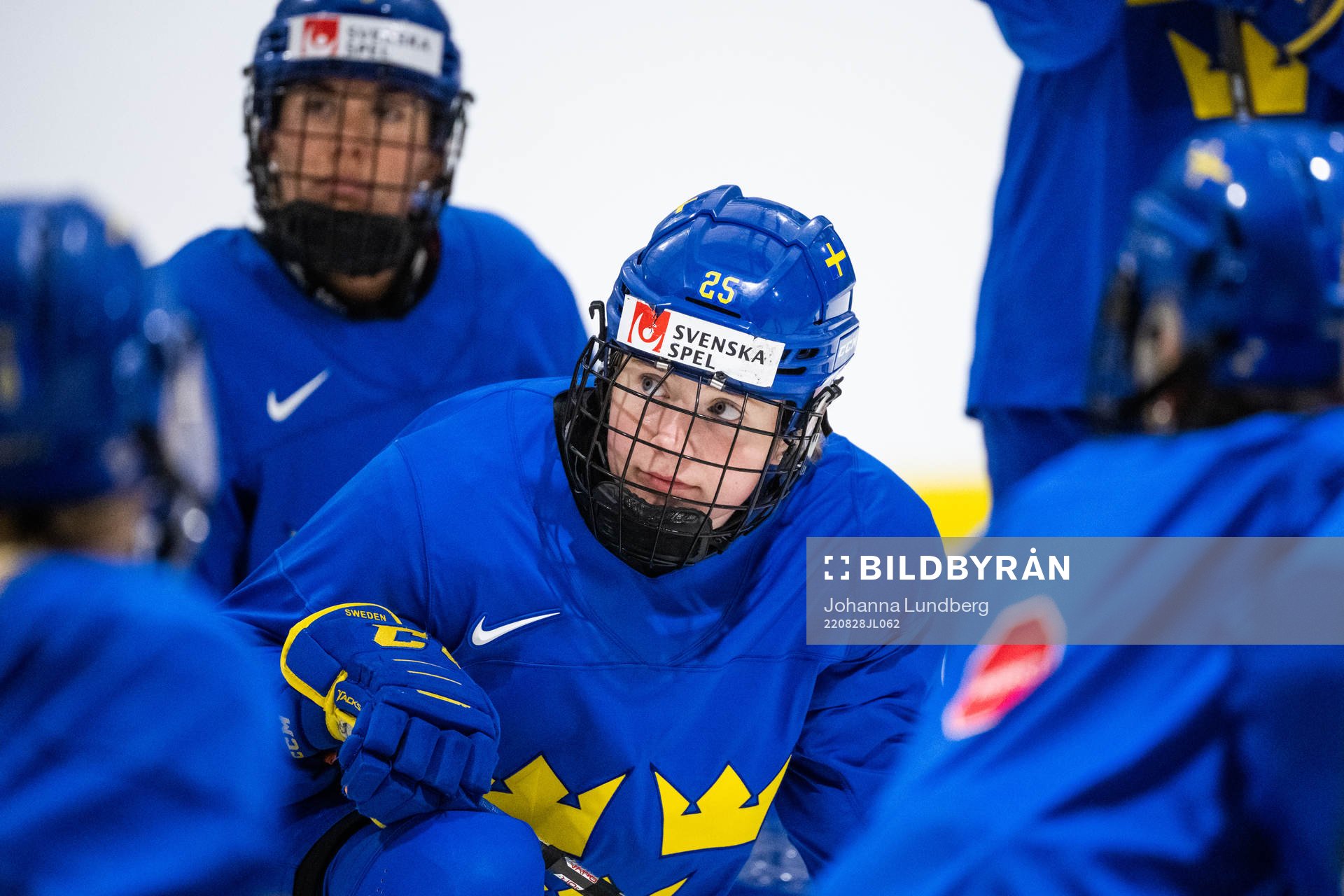 Lina Ljungblom of Sweden at a practice session