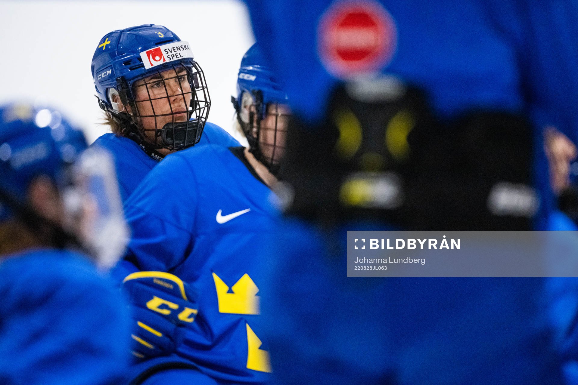 Anna Kjellbin of Sweden at a practice session