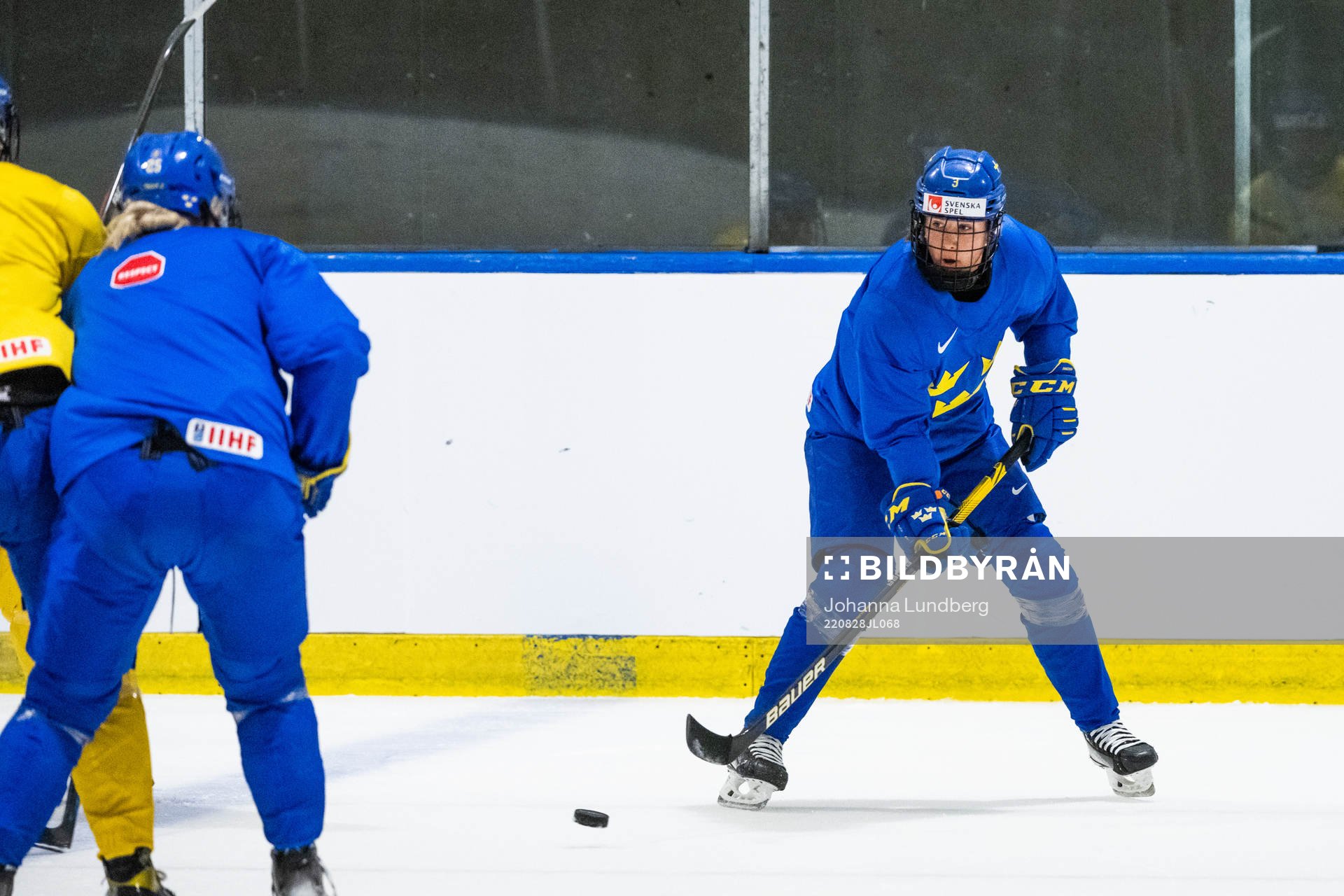 Anna Kjellbin of Sweden at a practice session