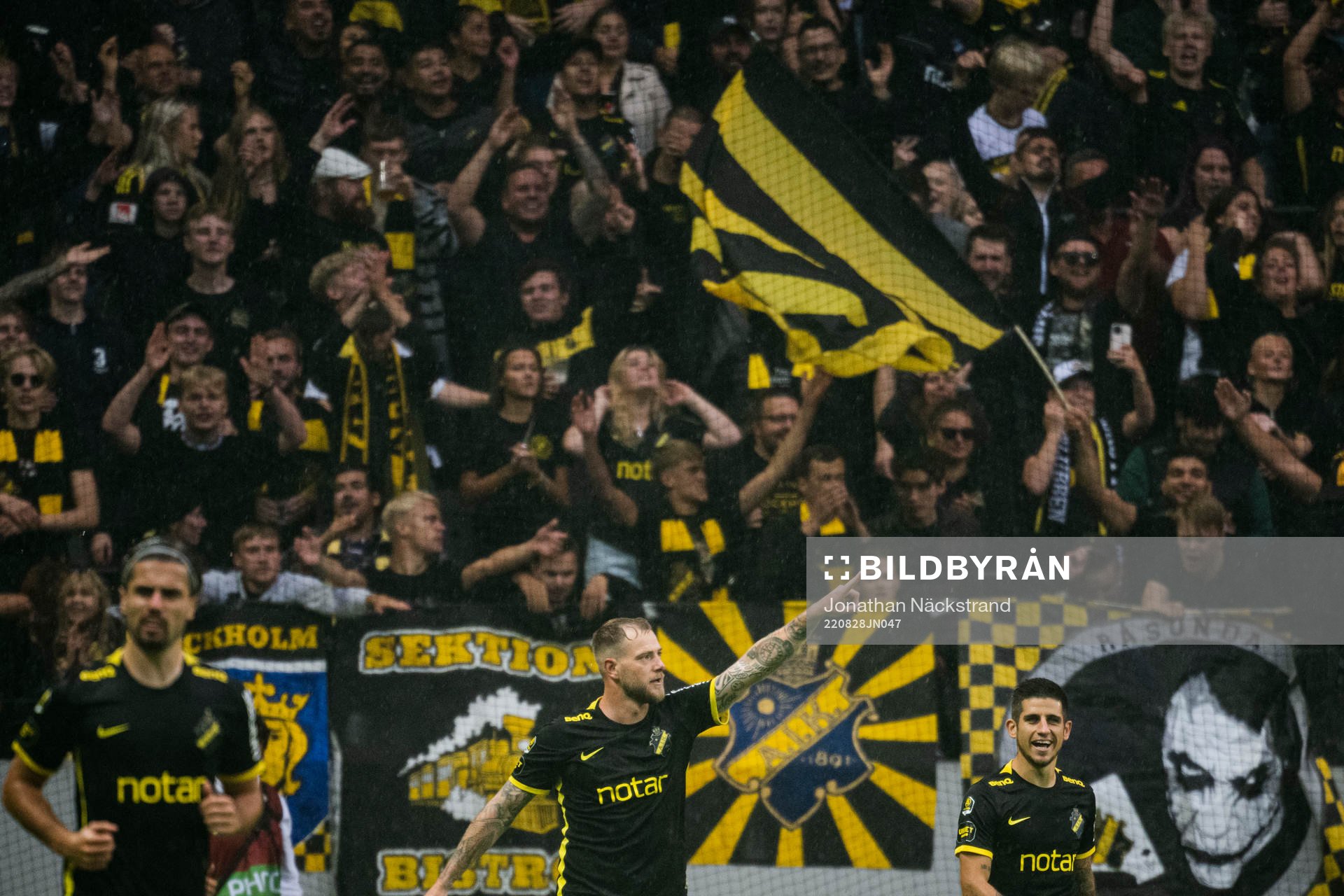 AIKs John Guidetti jublar