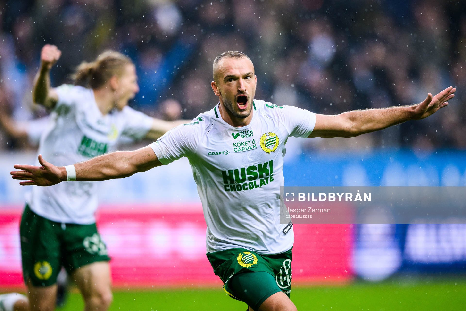 Hammarbys Veton Berisha jublar