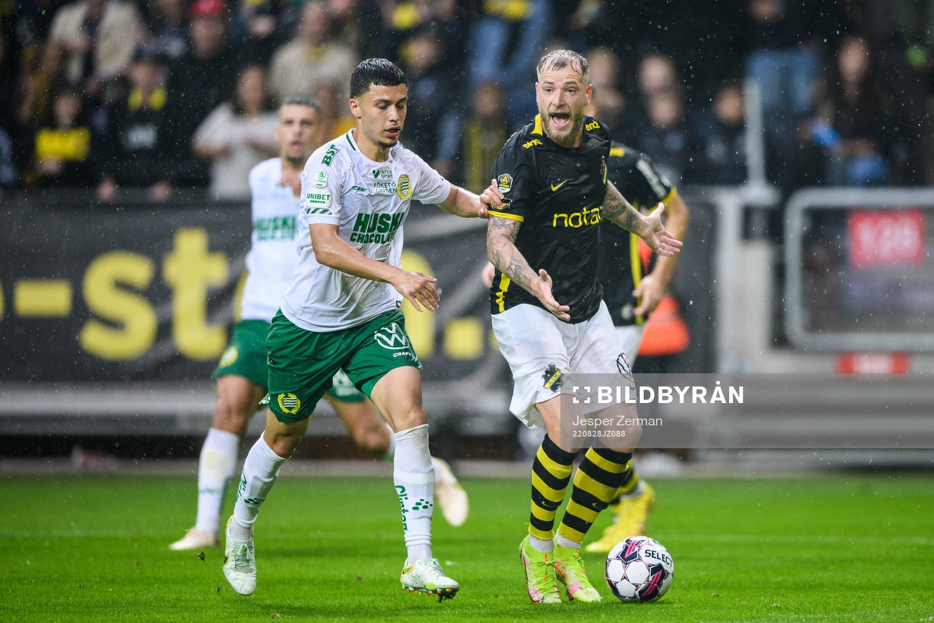 Hammarbys Alper Demirol och AIKs John Guidetti