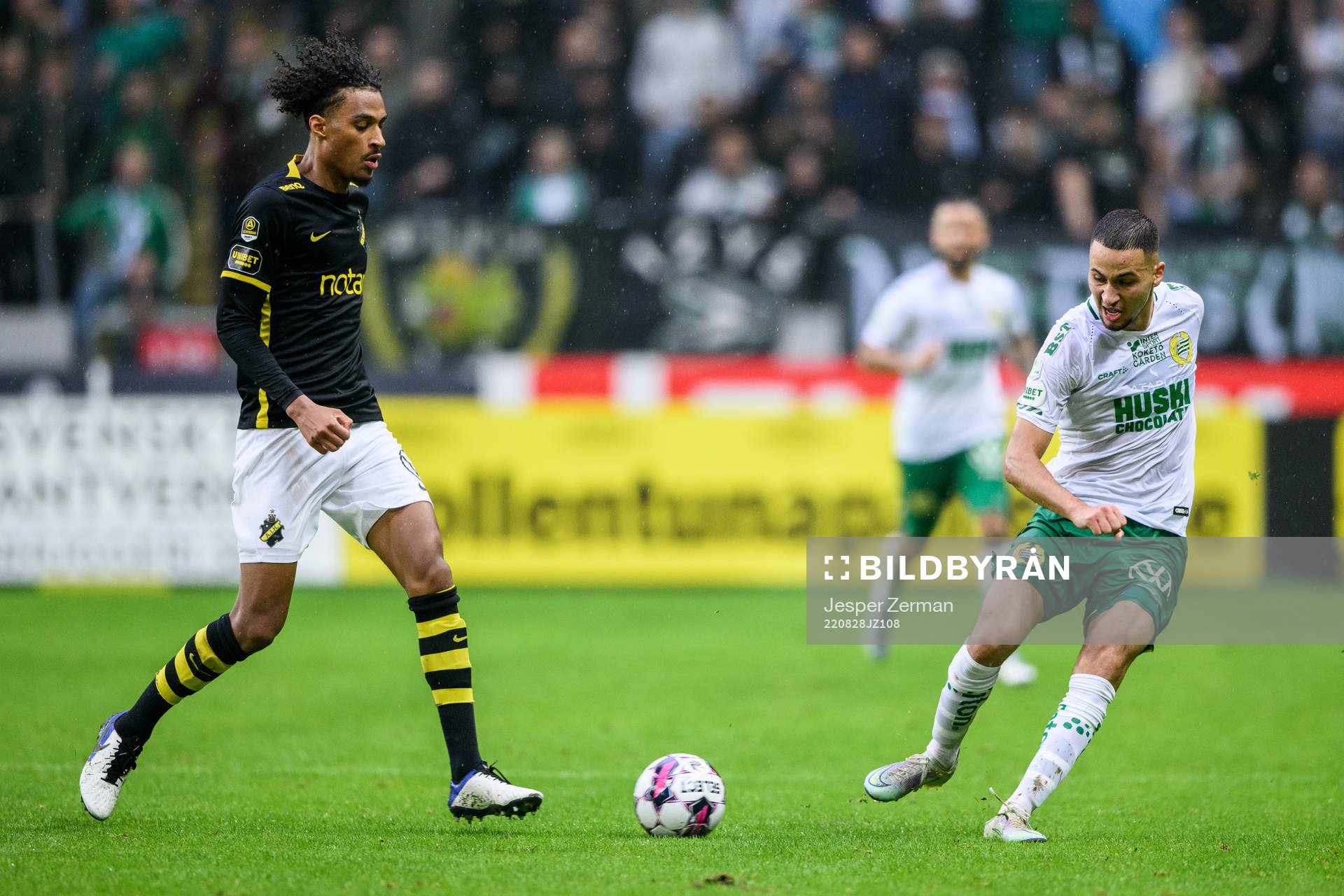 AIKs Jesper Ceesay och Hammarbys Abdelrahman Saidi