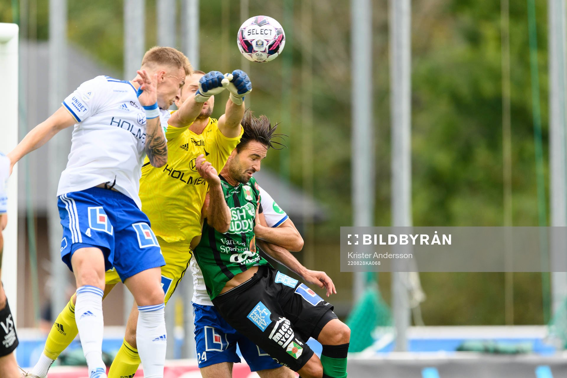 IFK Norrköpings målvakt Oscar Jansson, Marco Lund Nielsen
