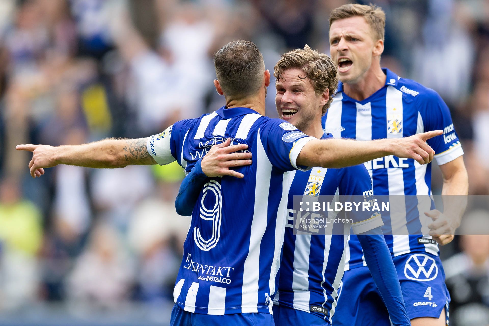 IFK Göteborgs Marcus Berg jublar