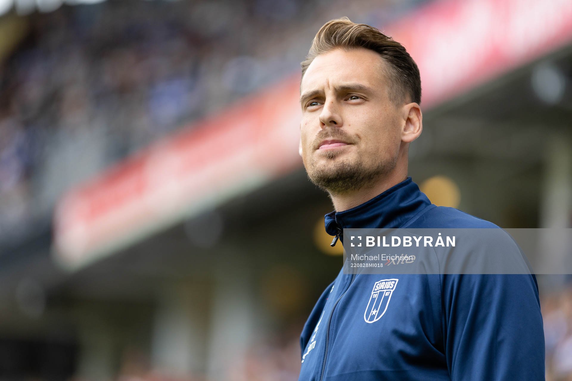 Sirius tränare Daniel Bäckström