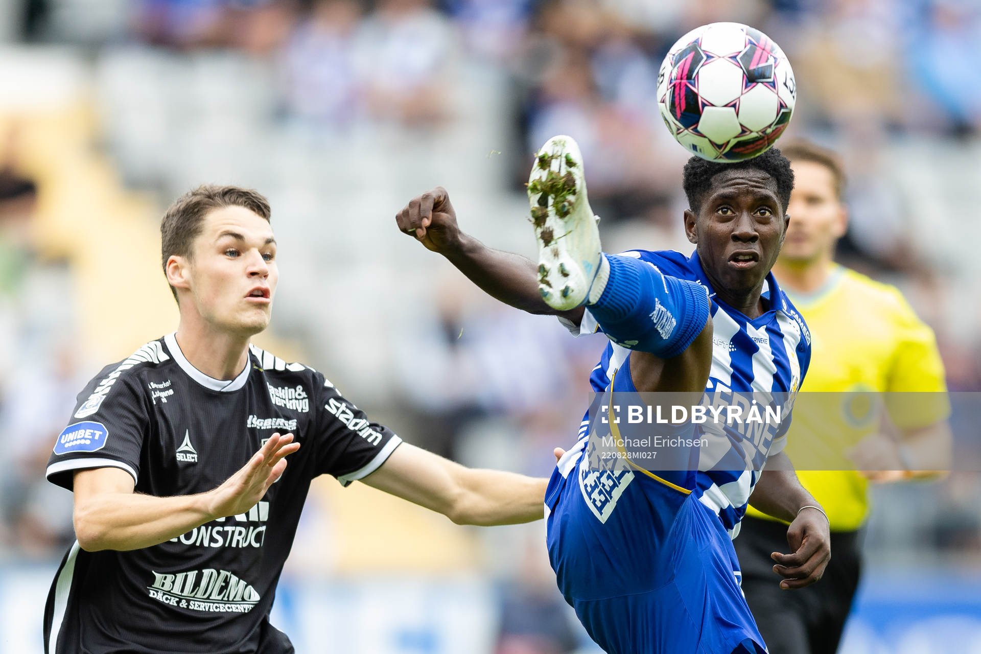 Sirius Jamie Roche och IFK Göteborgs Abundance Salaou
