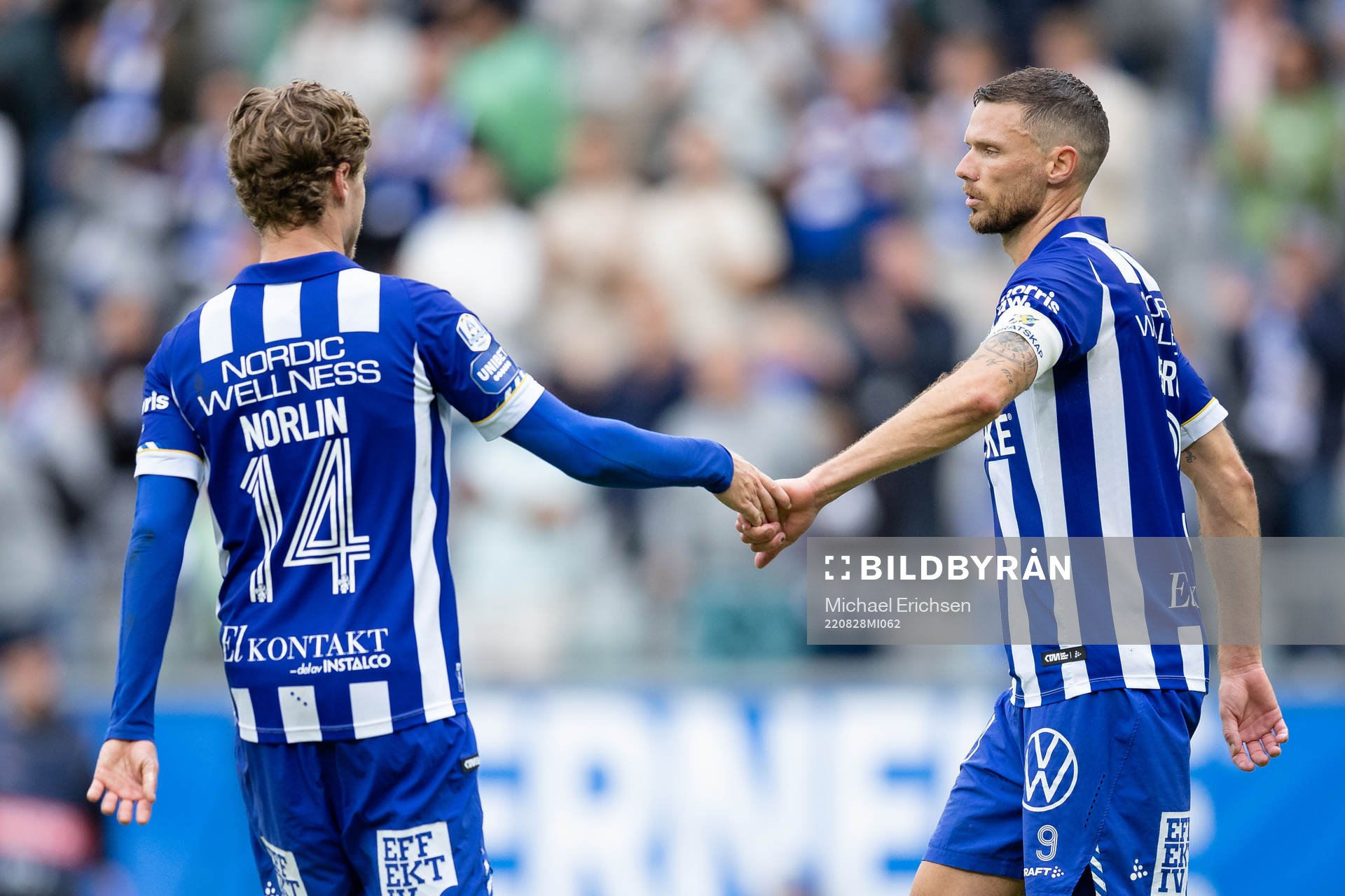 IFK Göteborgs Gustaf Norlin och Marcus Berg