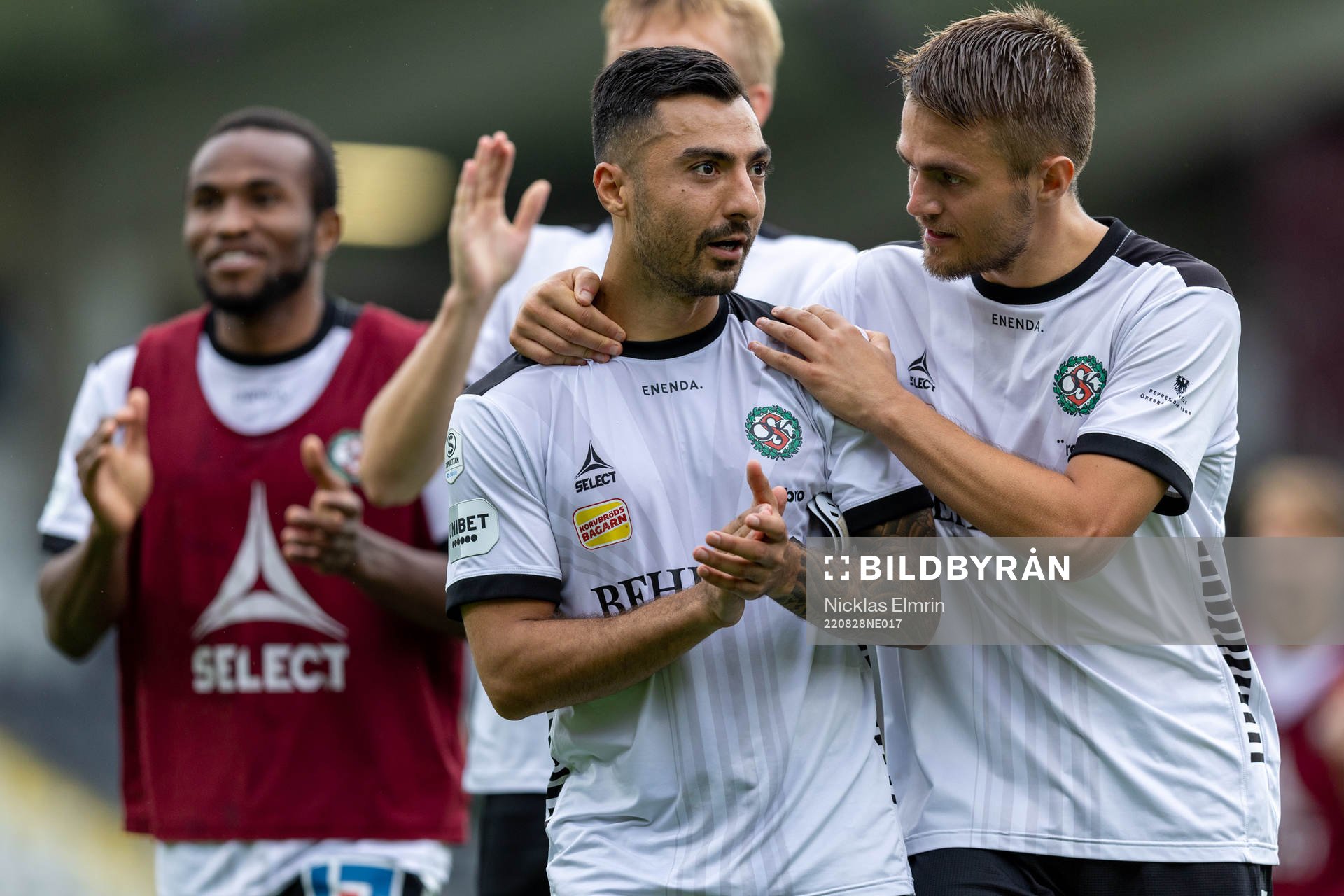 Örebros Jiloan Hamad och Benjamin Hjertstrand