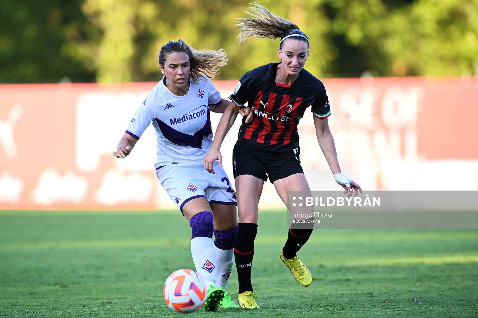 Fotboll, Dam, Serie A, Milan - Fiorentina Milano 28/08/2022