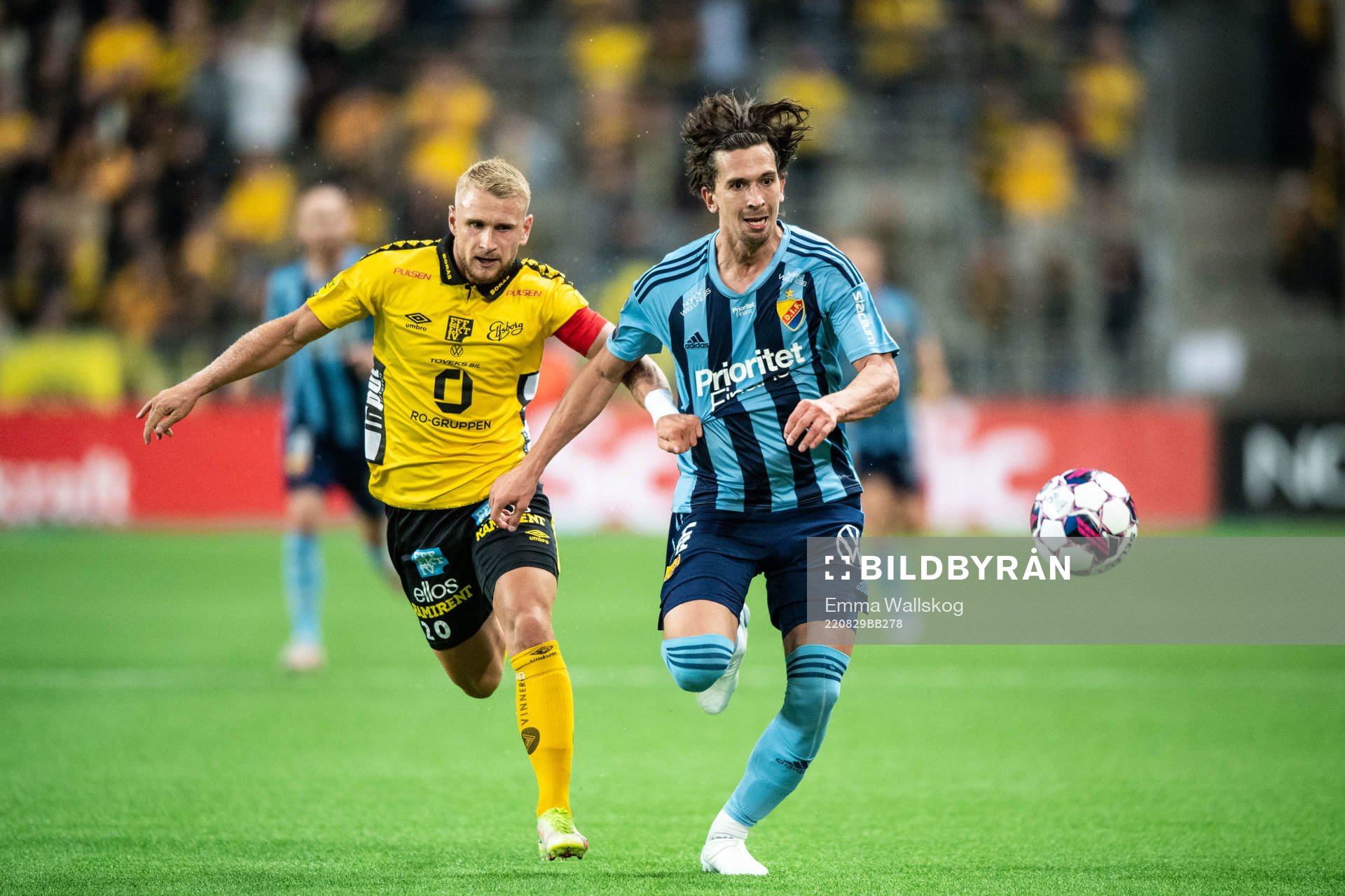 Elfsborgs Simon Strand och Djurgårdens Gustav Wikheim