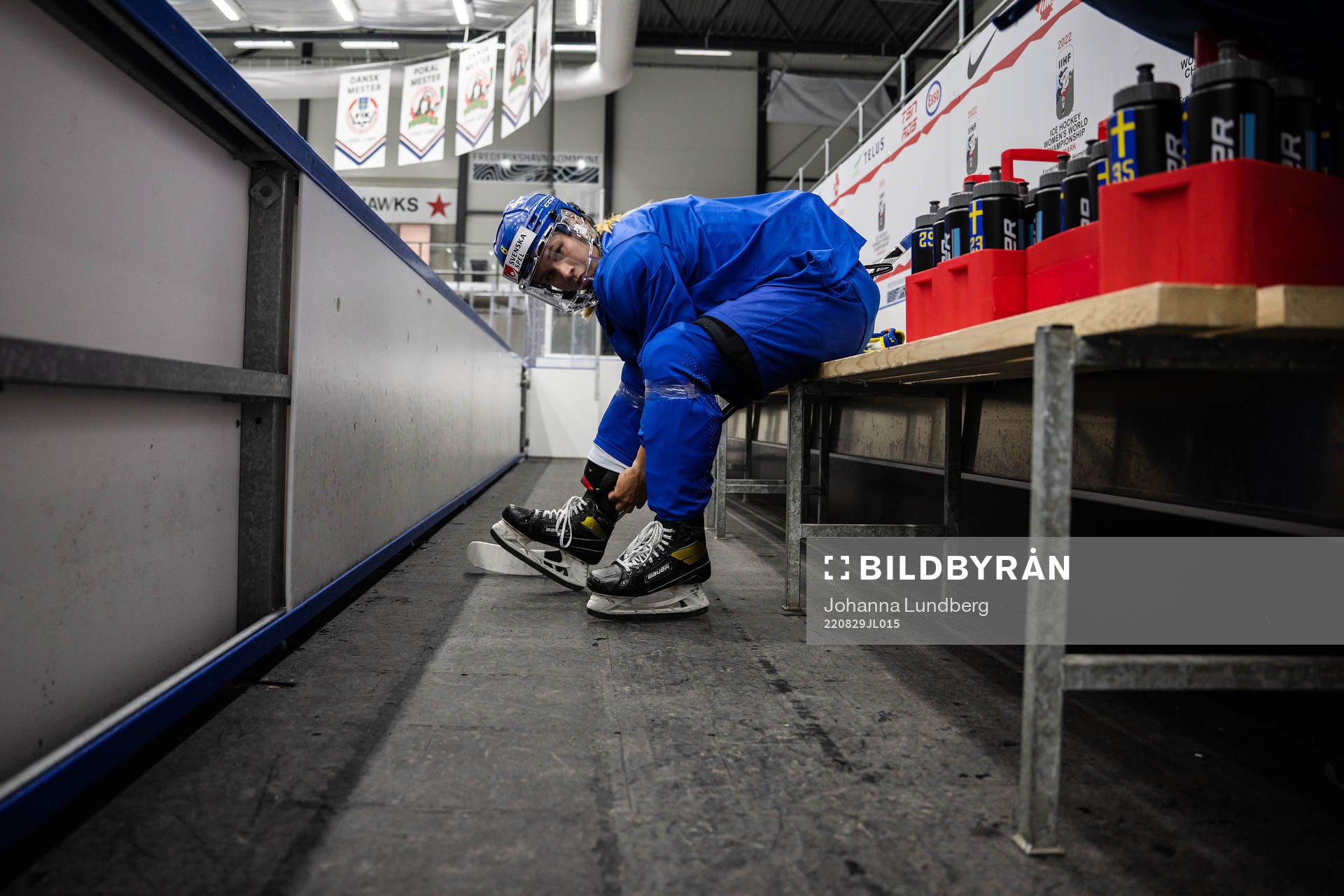 Ebba Berglund of Sweden at a practice session