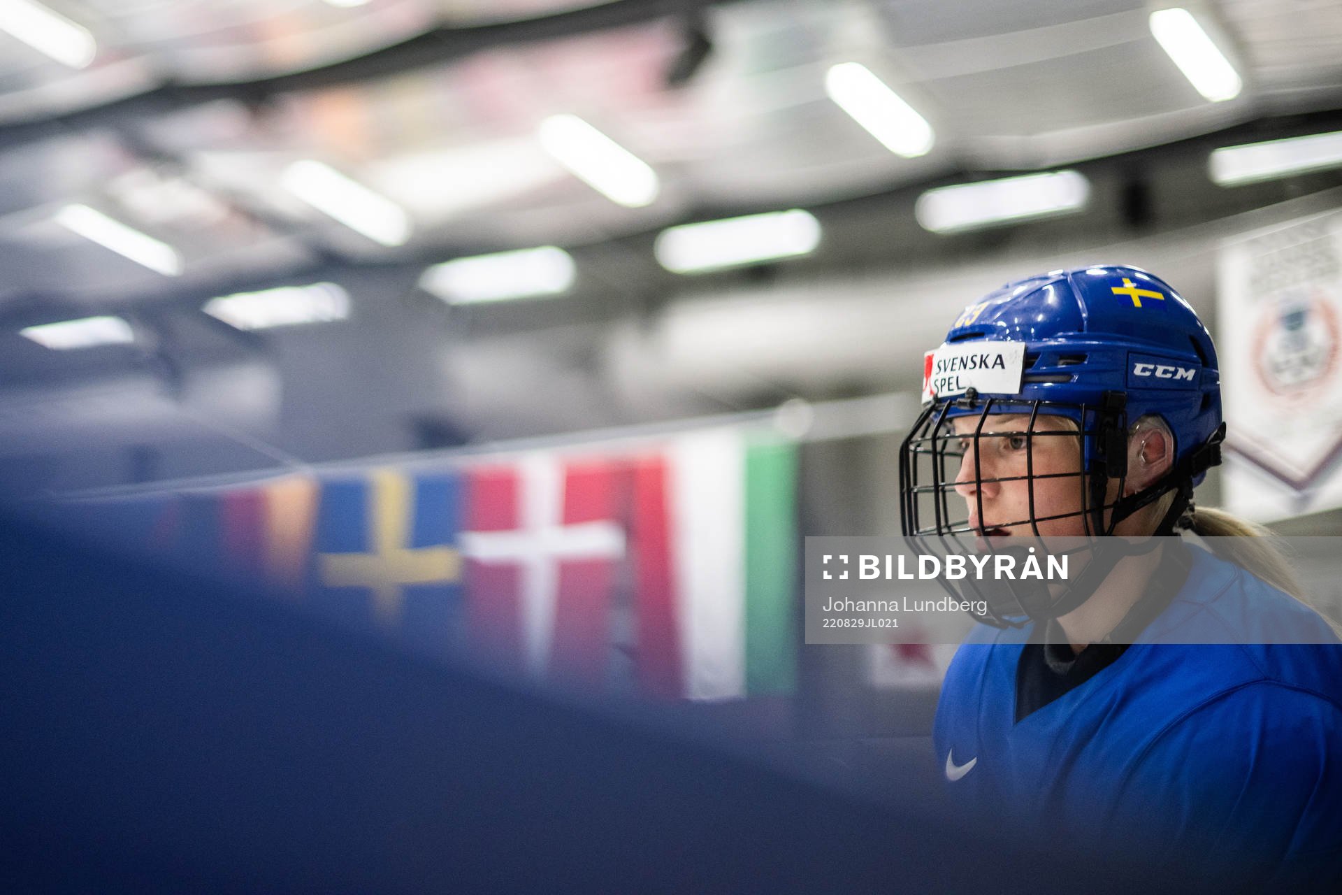Jenny Antonsson of Sweden at a practice session
