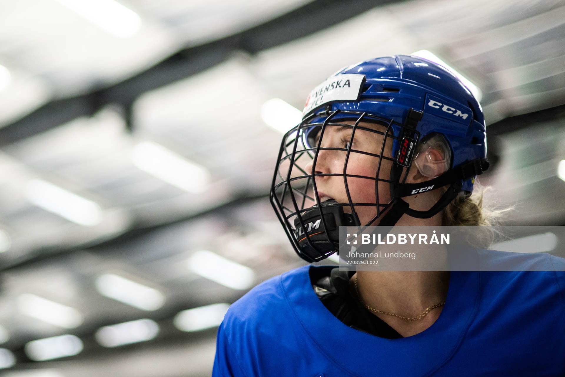 Jenny Antonsson of Sweden at a practice session