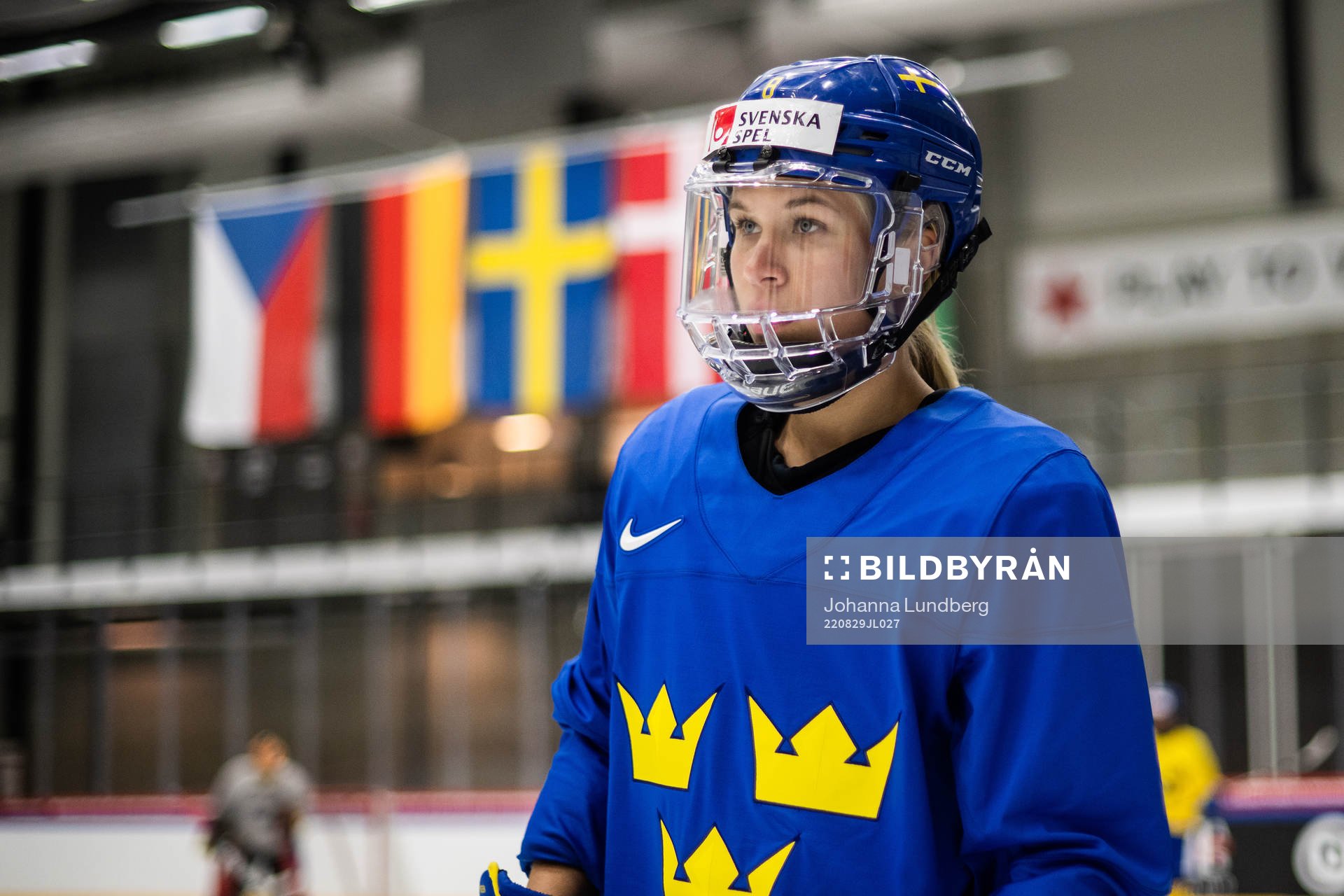 Ebba Berglund of Sweden at a practice session