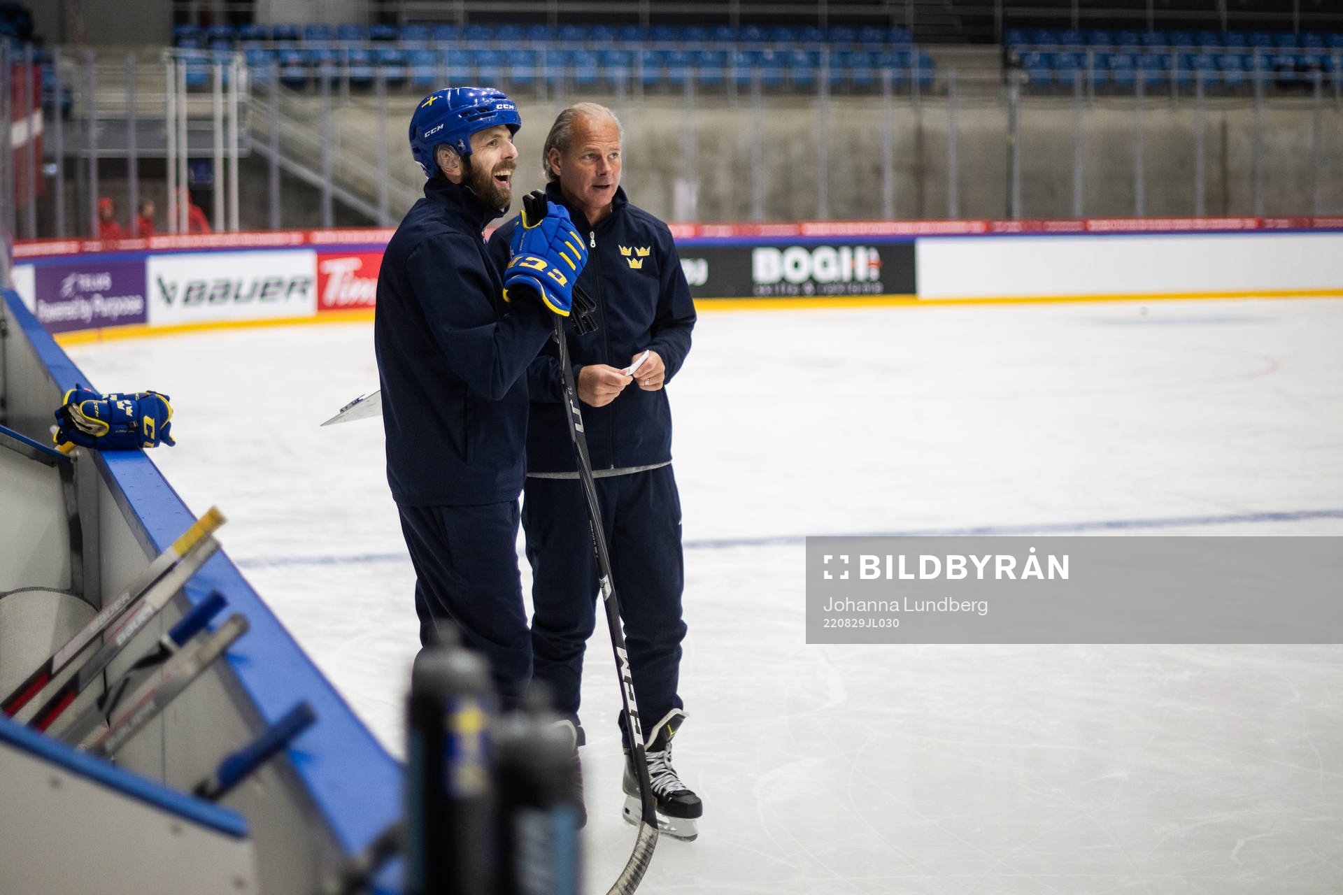 Ulf Lundberg, head coach and Andreas Spångberg, assistant