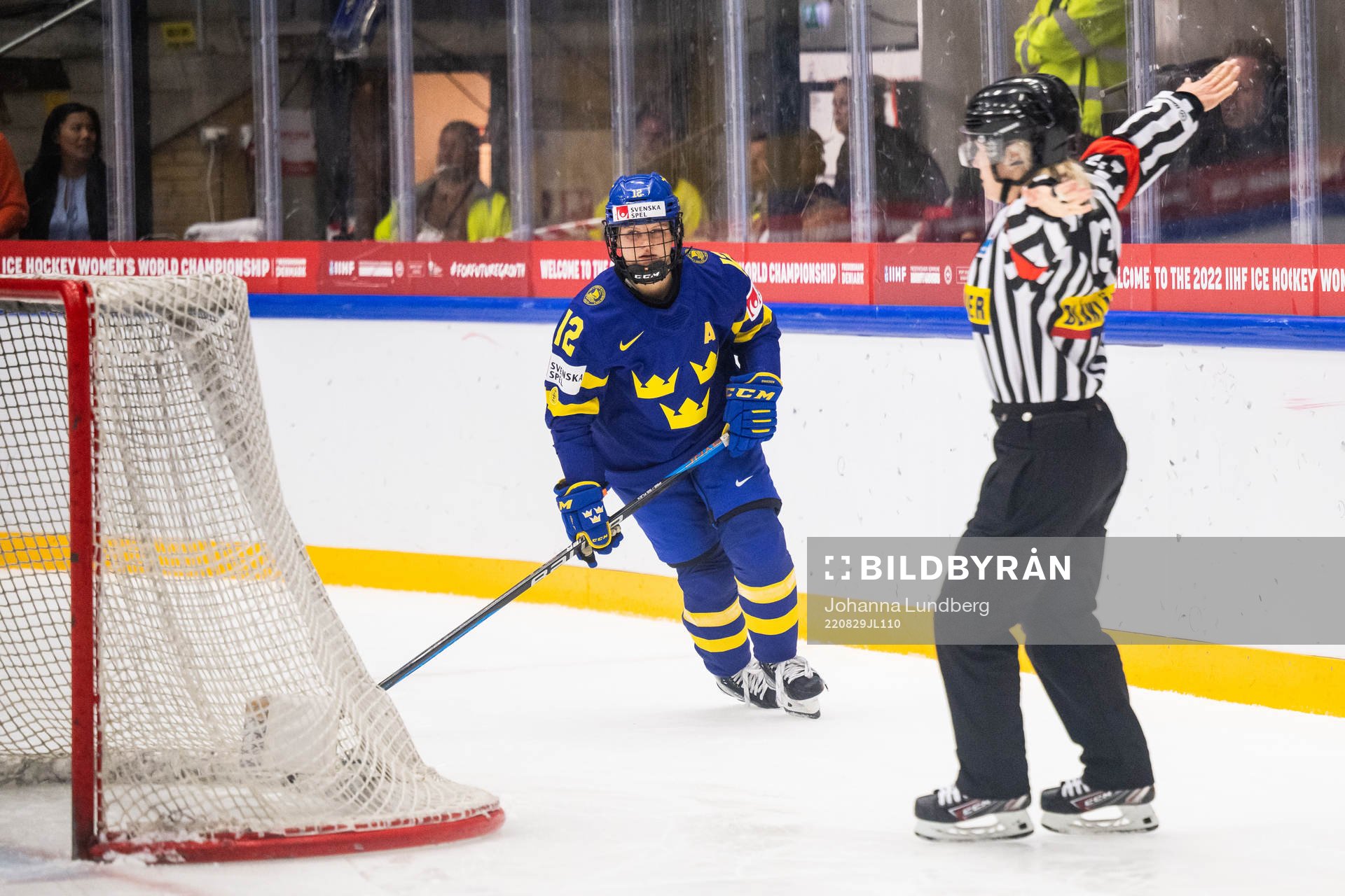 Maja Nylén-Persson of Sweden looks dejected