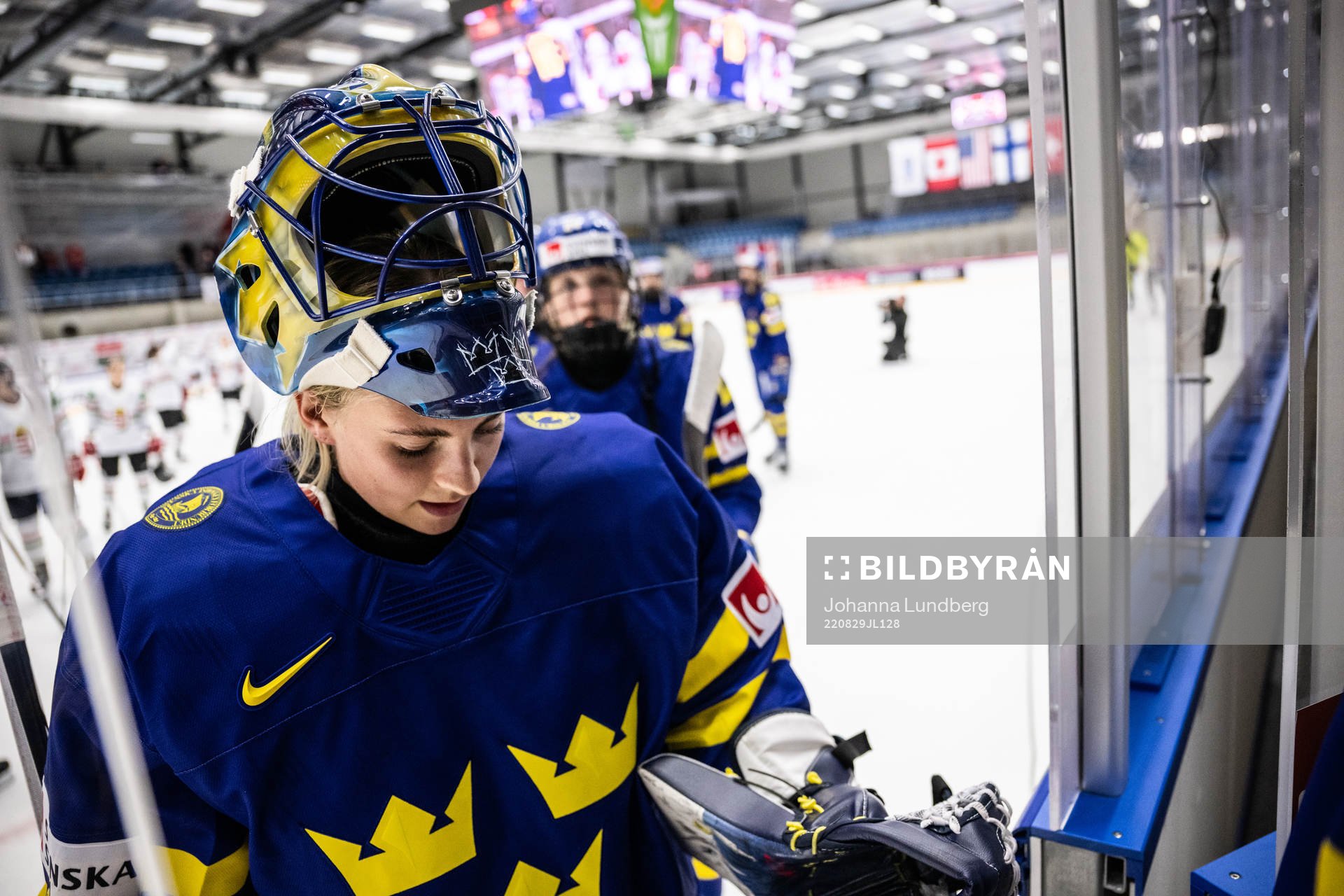 goaltender Ida Boman of Sweden