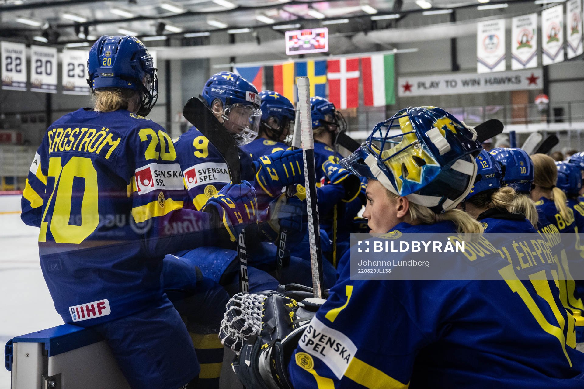 goaltender Ida Boman of Sweden