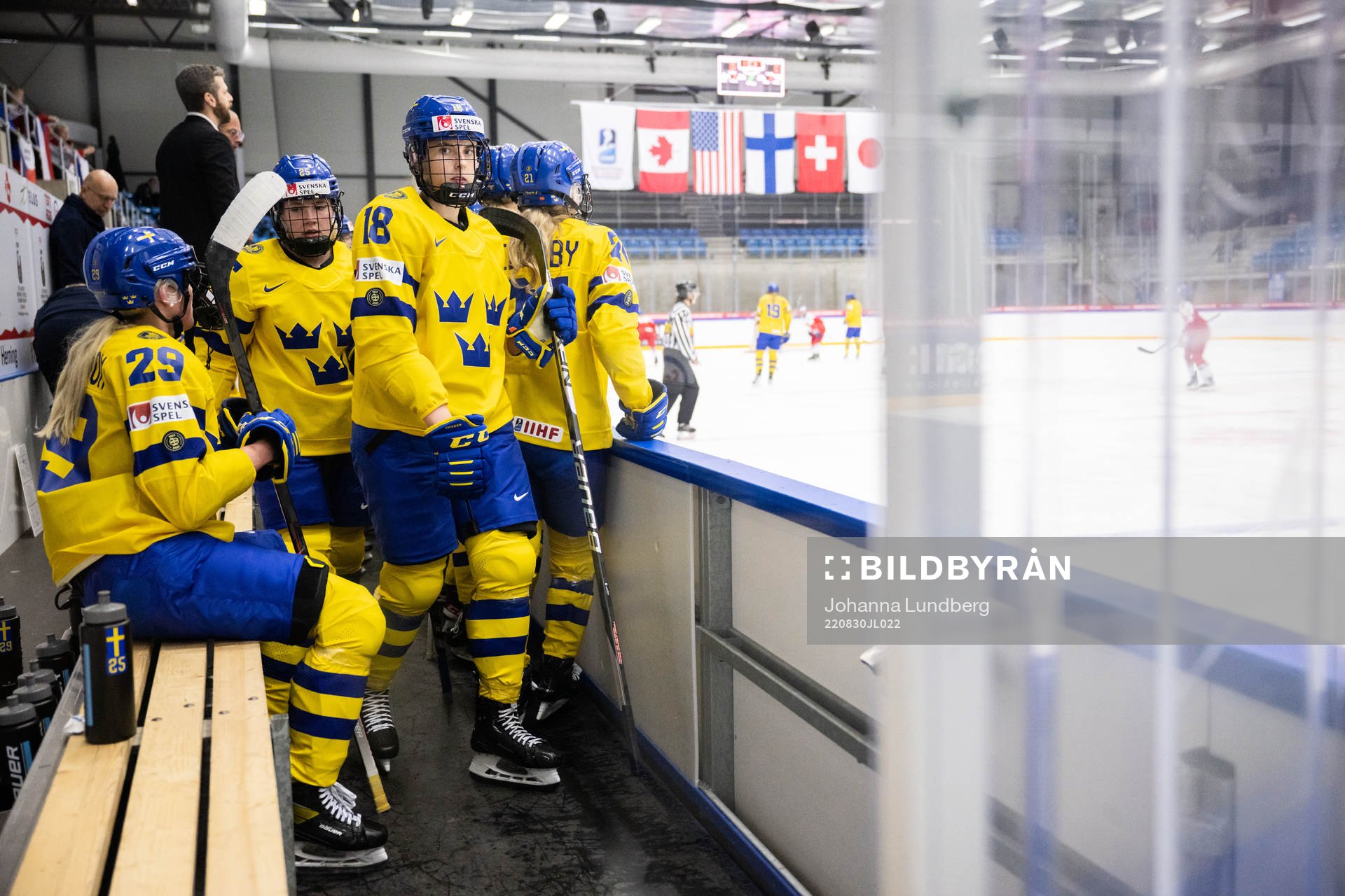 Lina Ljungblom and Jenny Antonsson of Sweden