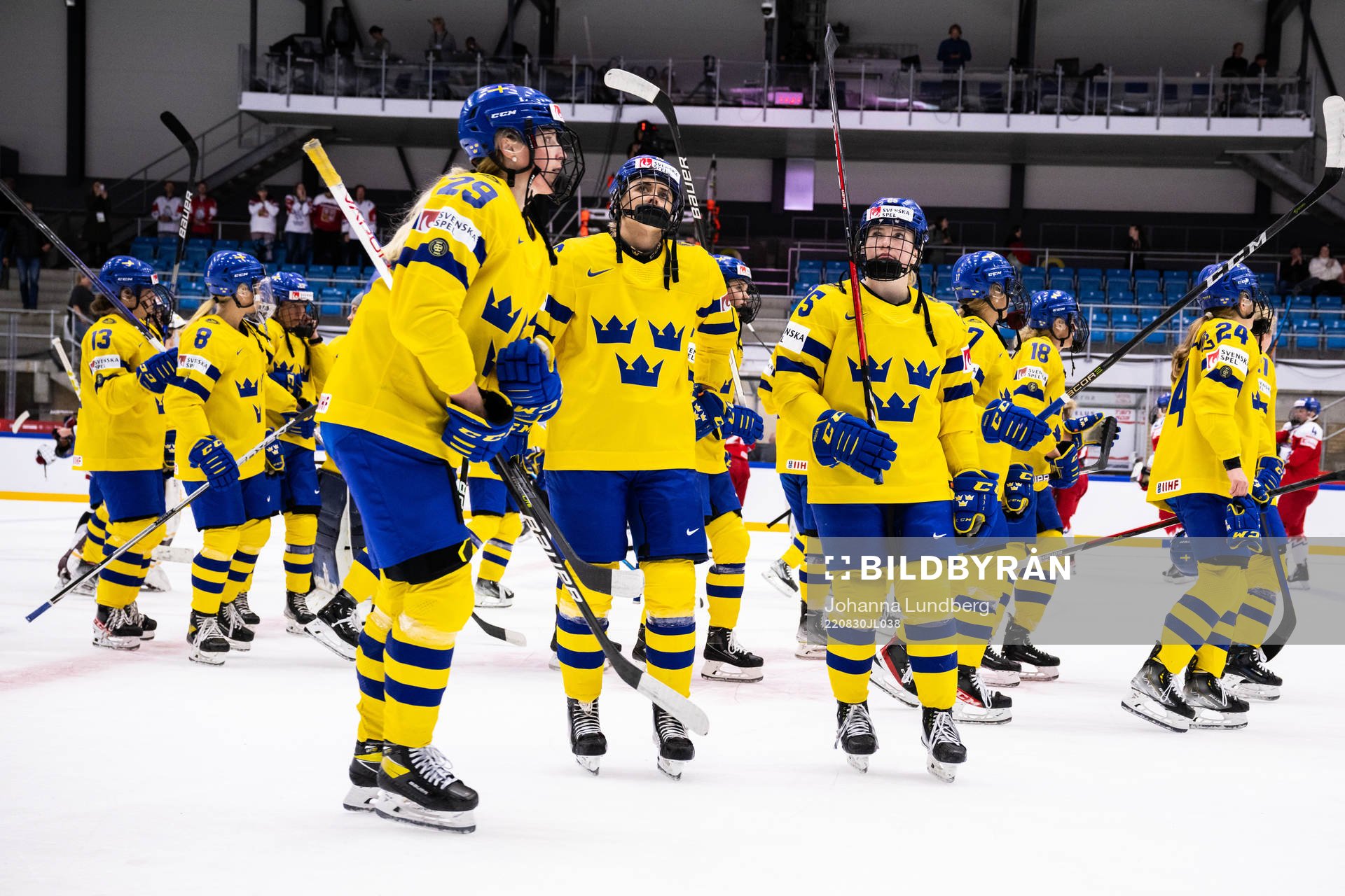 Olivia Carlsson, Linnea Johansson and Lina Ljungblom of