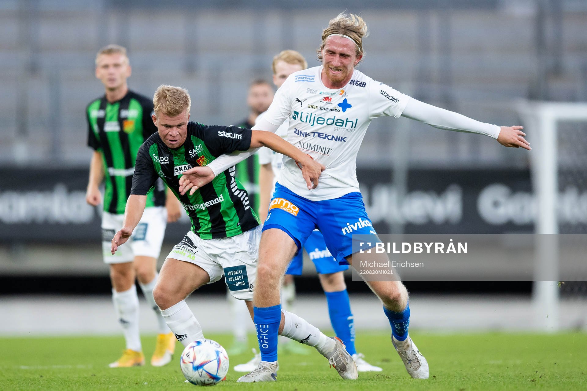 GAIS Filip Gustafsson och Värnamos Hampus Näsström