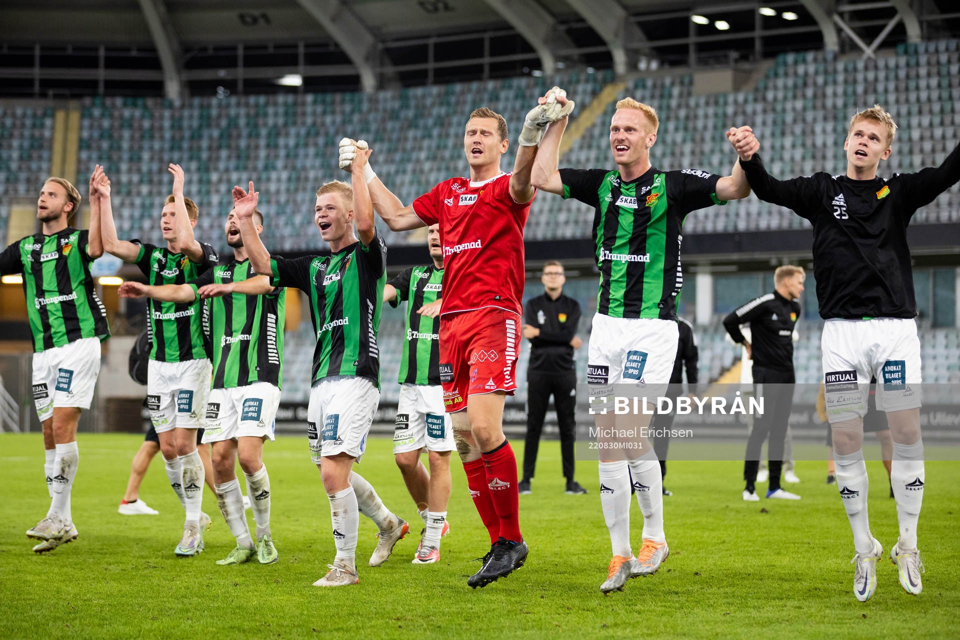GAIS spelare jublar