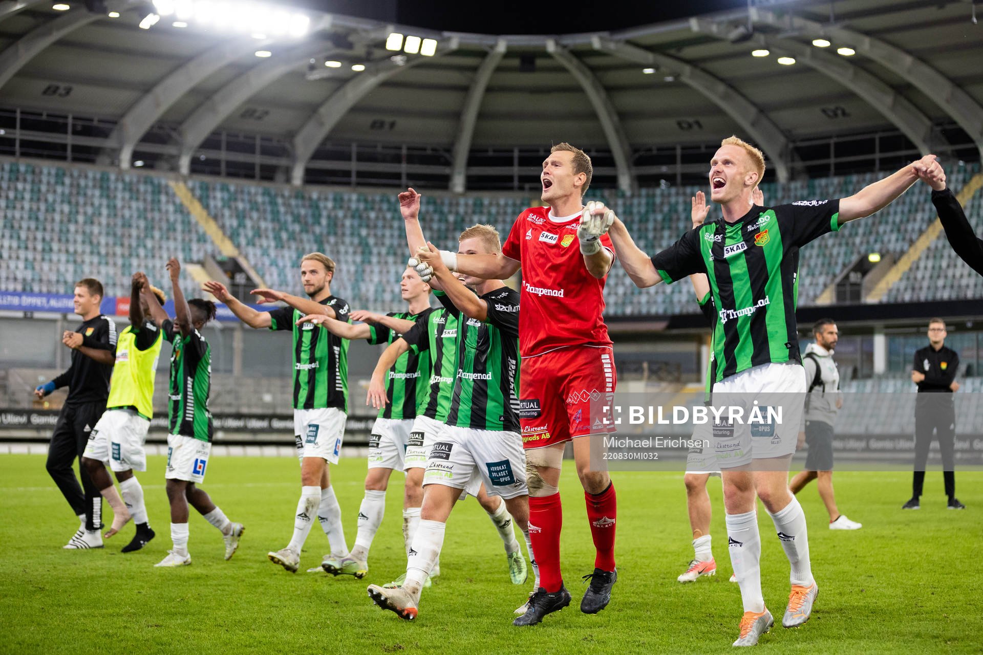 GAIS spelare jublar