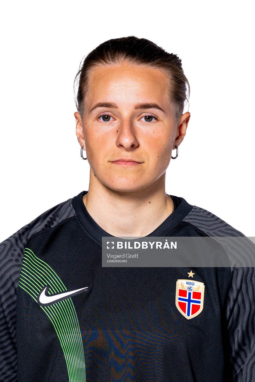 Goalkeeper Rugile Maria Rulyte of the Norwegian women’s