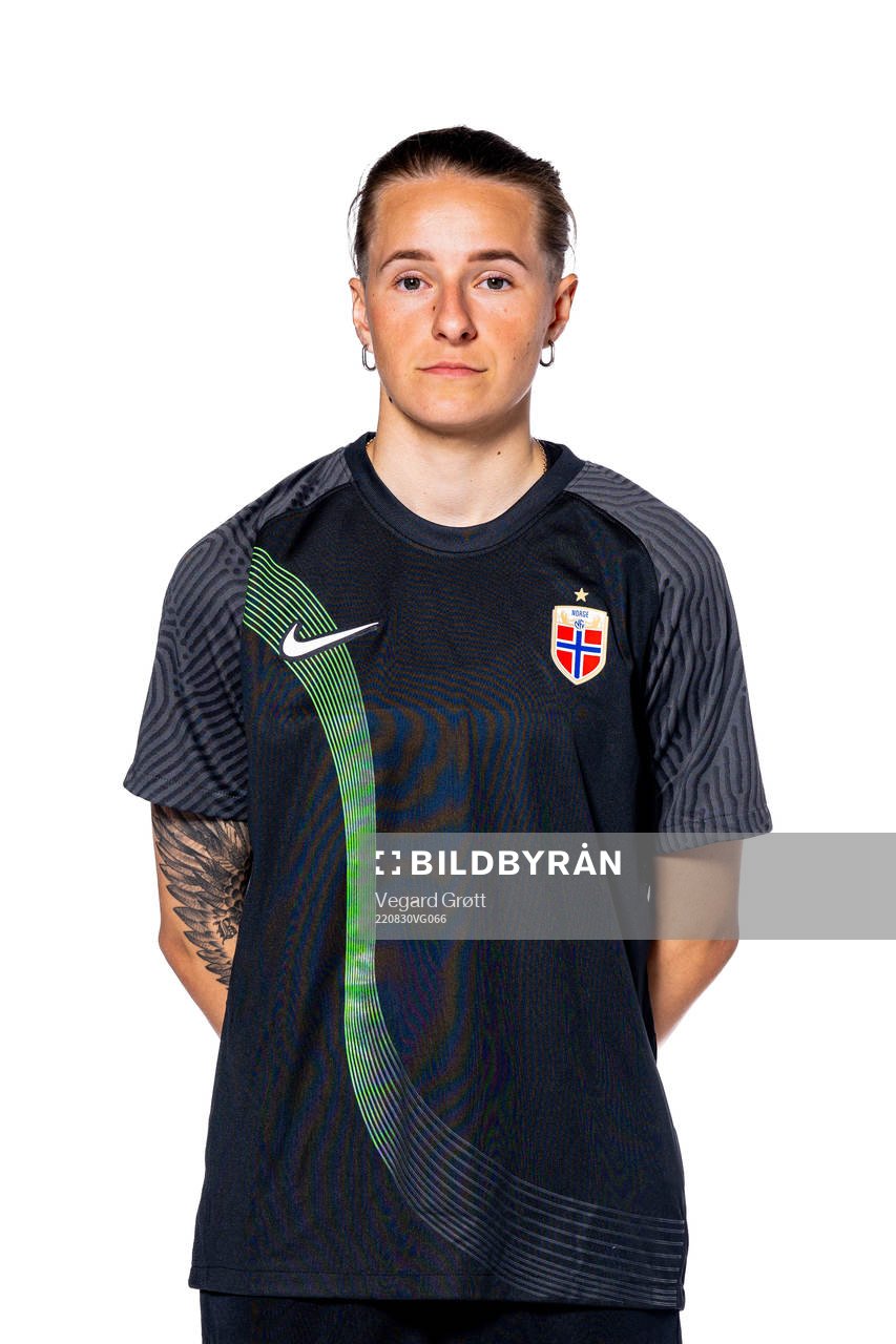 Goalkeeper Rugile Maria Rulyte of the Norwegian women’s