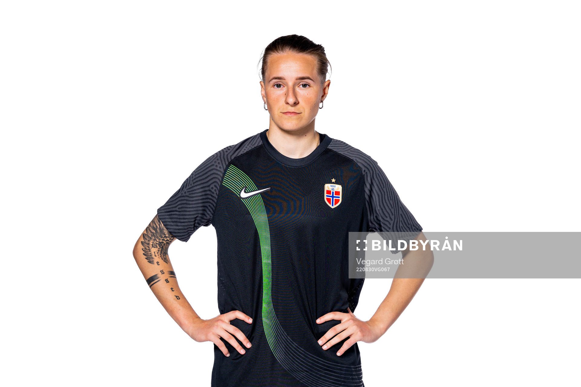 Goalkeeper Rugile Maria Rulyte of the Norwegian women’s