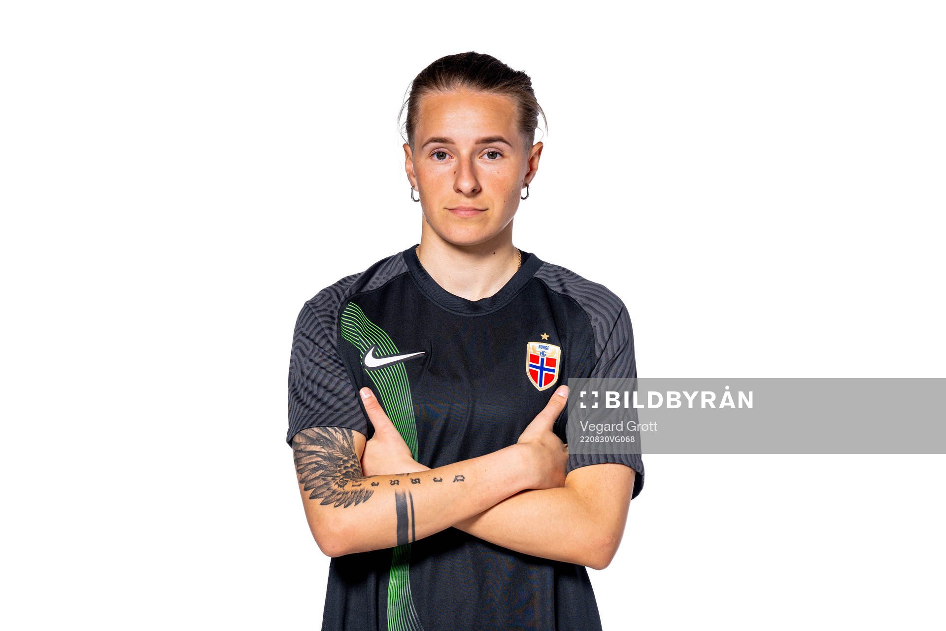Goalkeeper Rugile Maria Rulyte of the Norwegian women’s